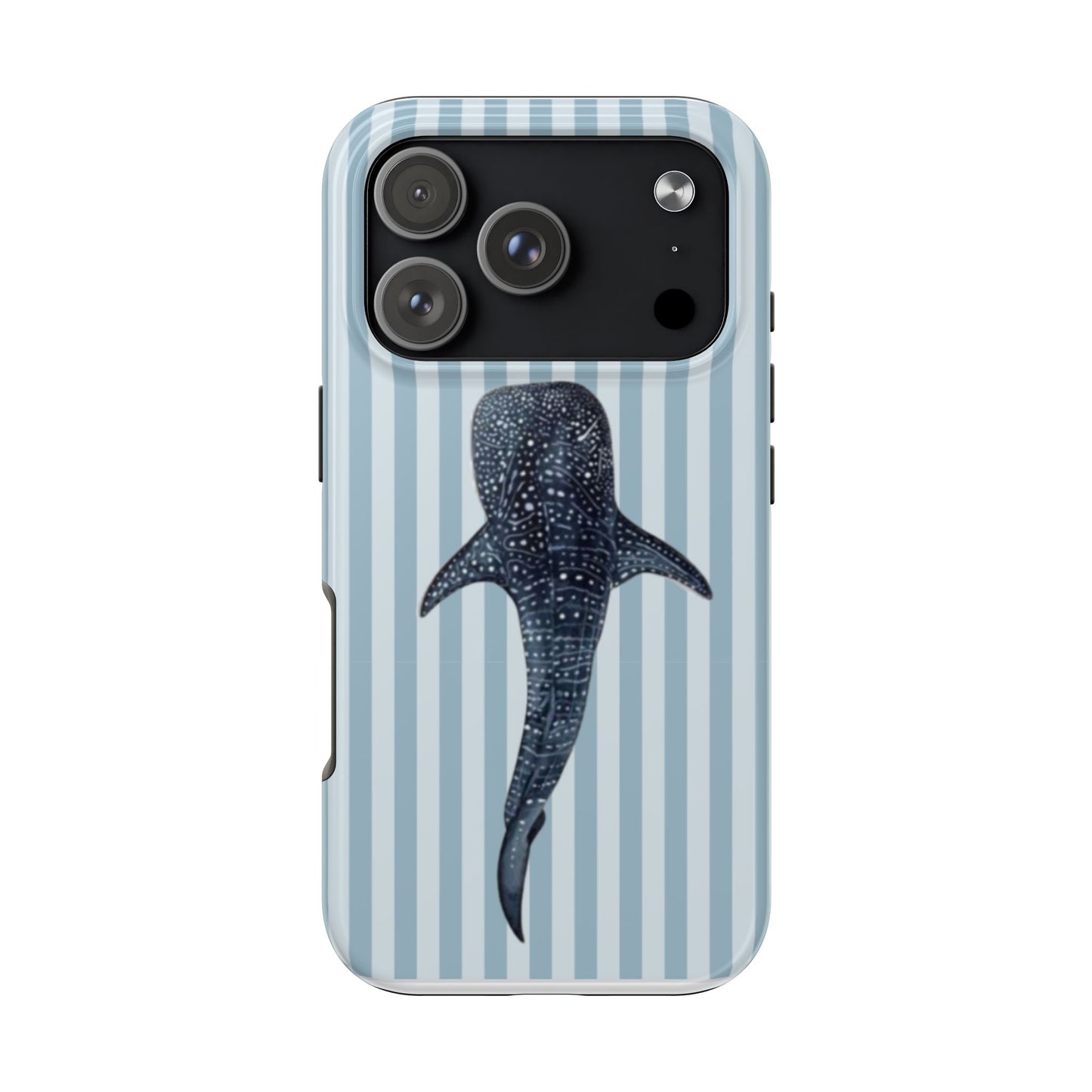 Deep Sea  — Blue Striped Tough Protective Cover