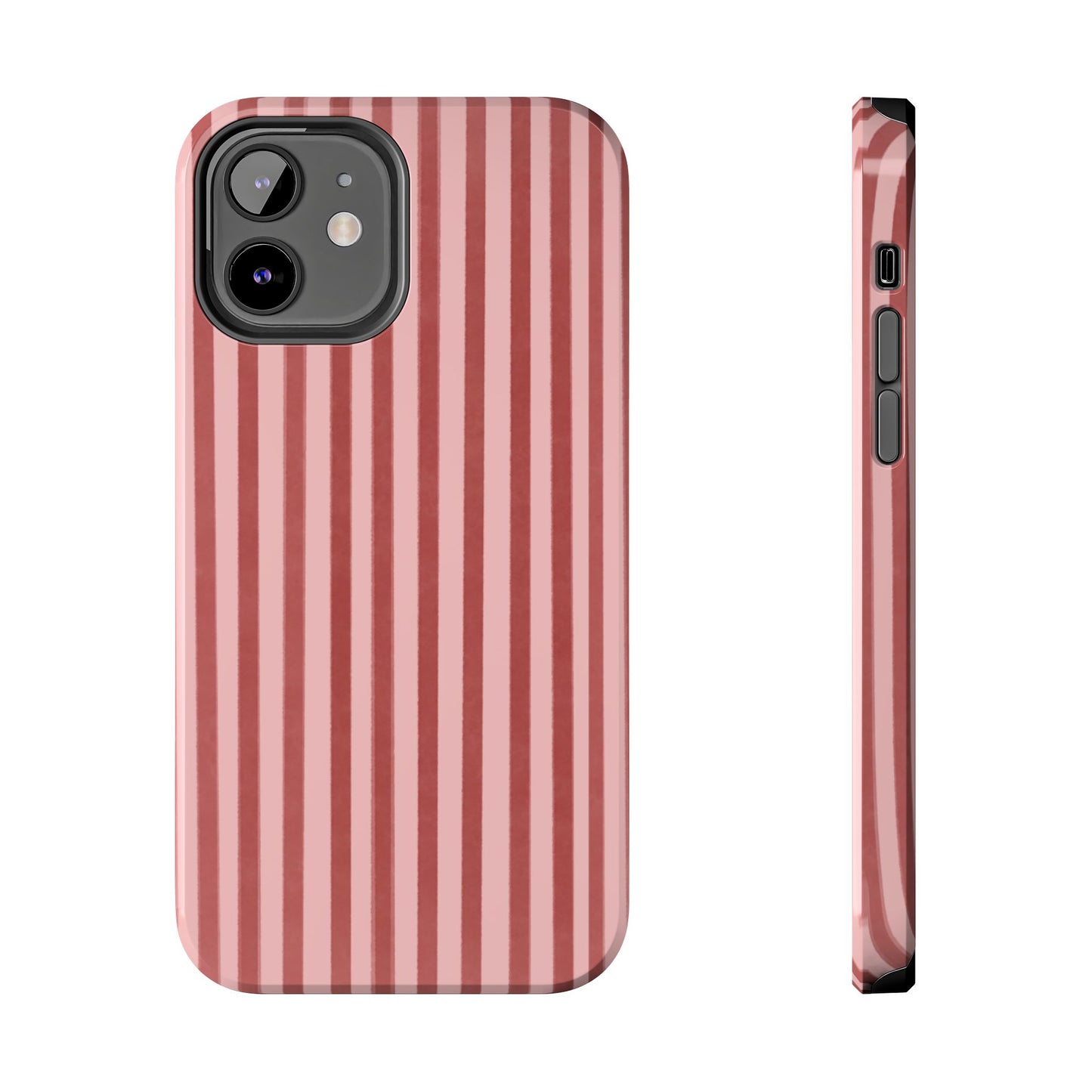 Rose Petals | Vertical Stripes Phone Case Tough Phone Case