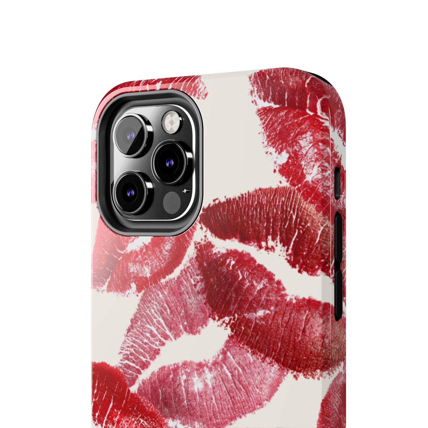 Red Lipstick Kiss Pattern Phone Case | Tough Phone Case