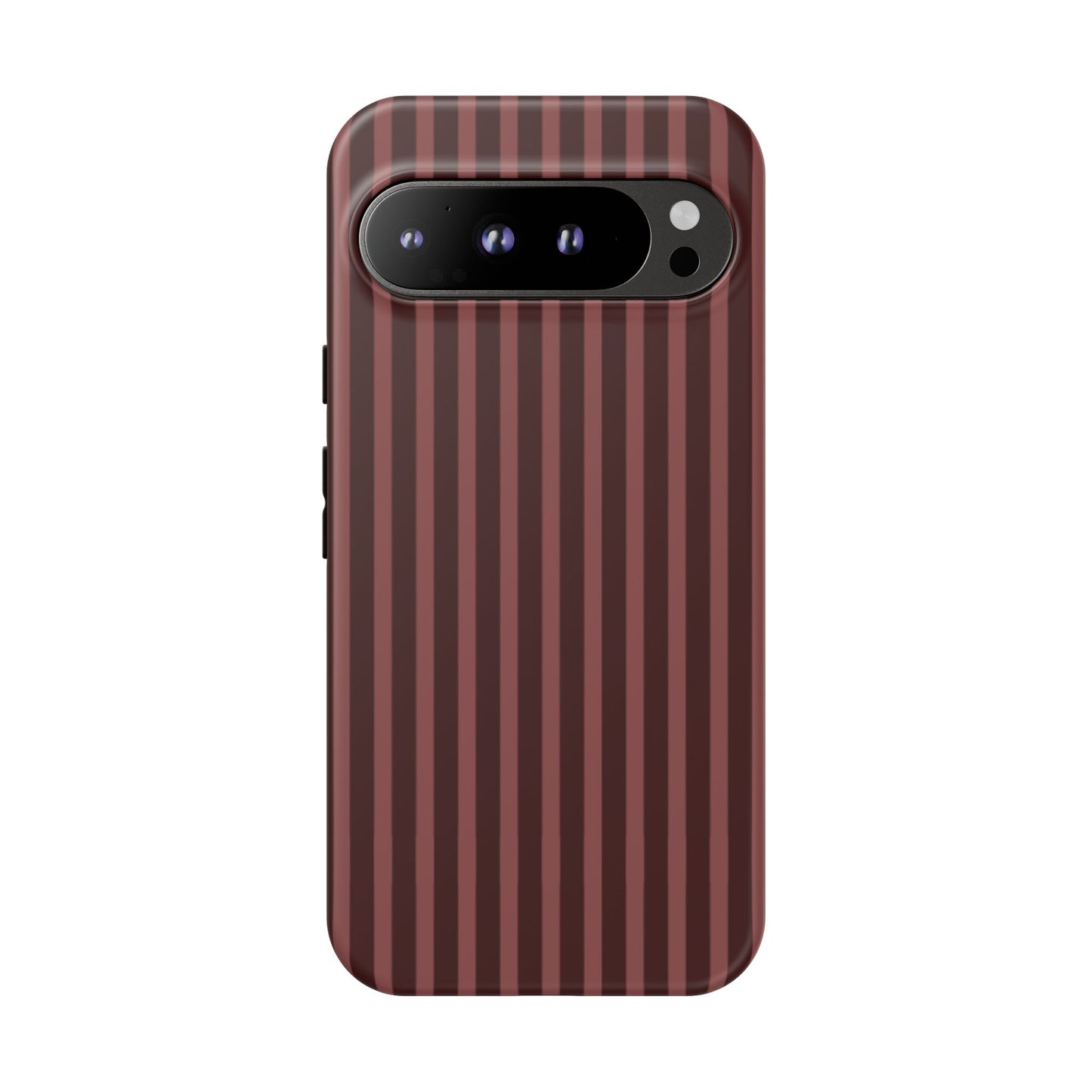 Striped Double Burgundy  — Tough Phone Case