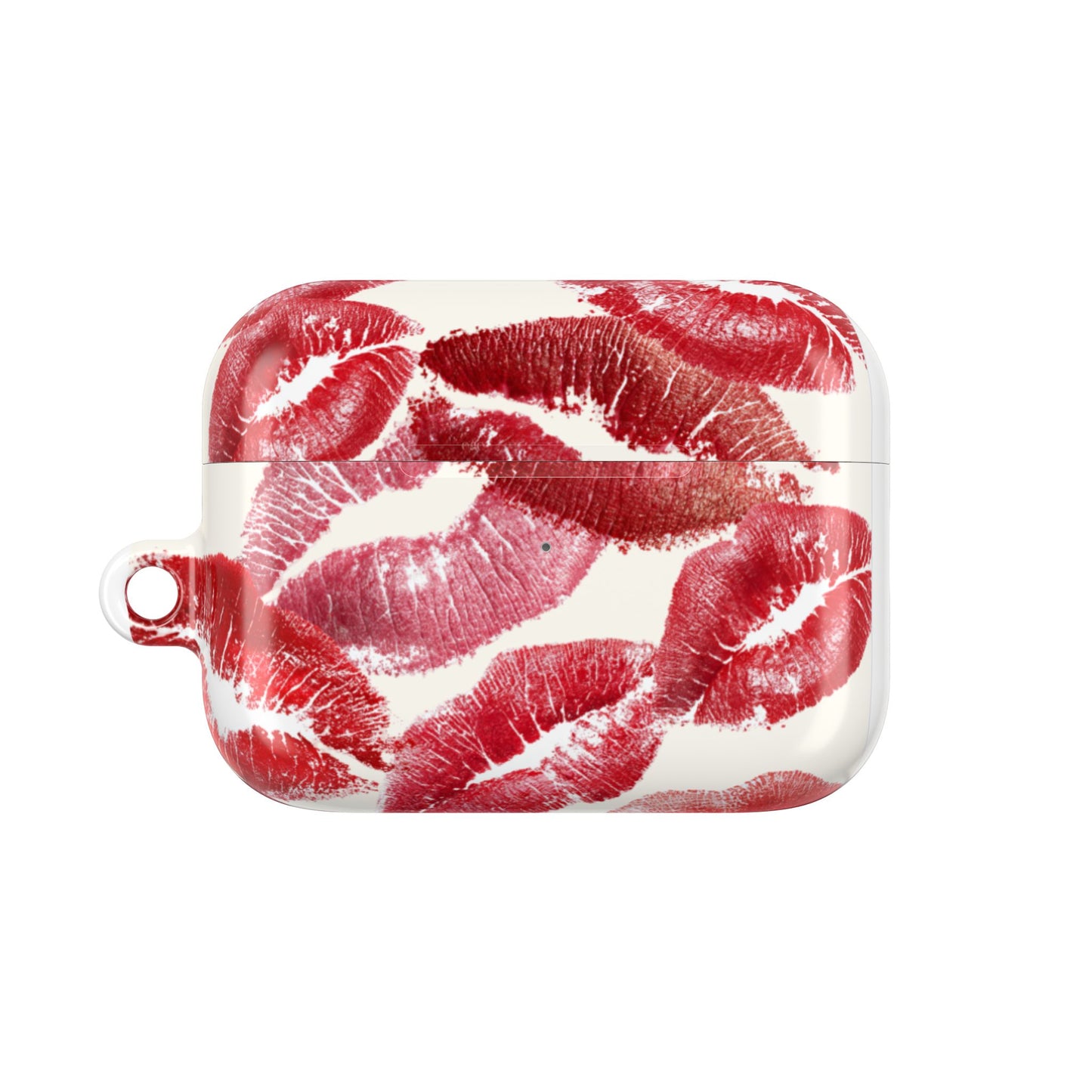 Kissing Booth — Kiss Print AirPod Case Red Lipstick Pattern Protective Cover