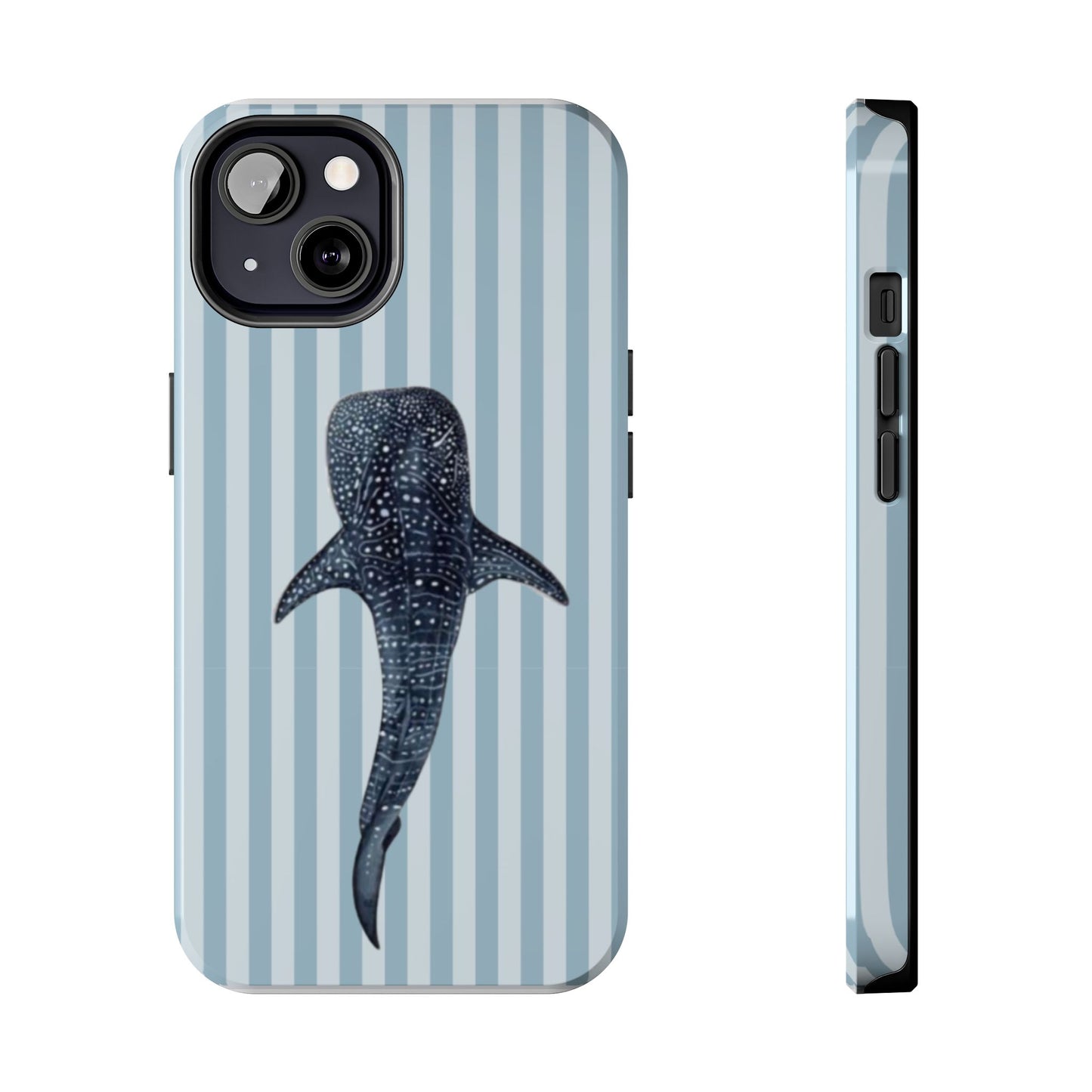 Deep Sea  — Blue Striped Tough Protective Cover
