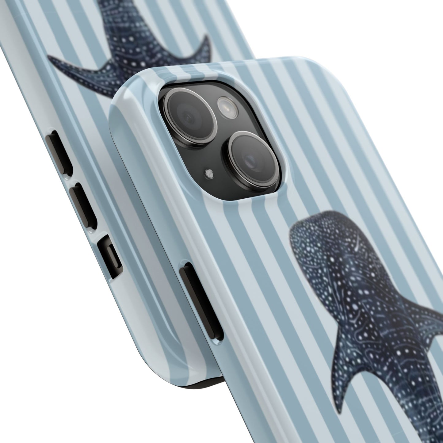 Deep Sea  — Blue Striped Tough Protective Cover