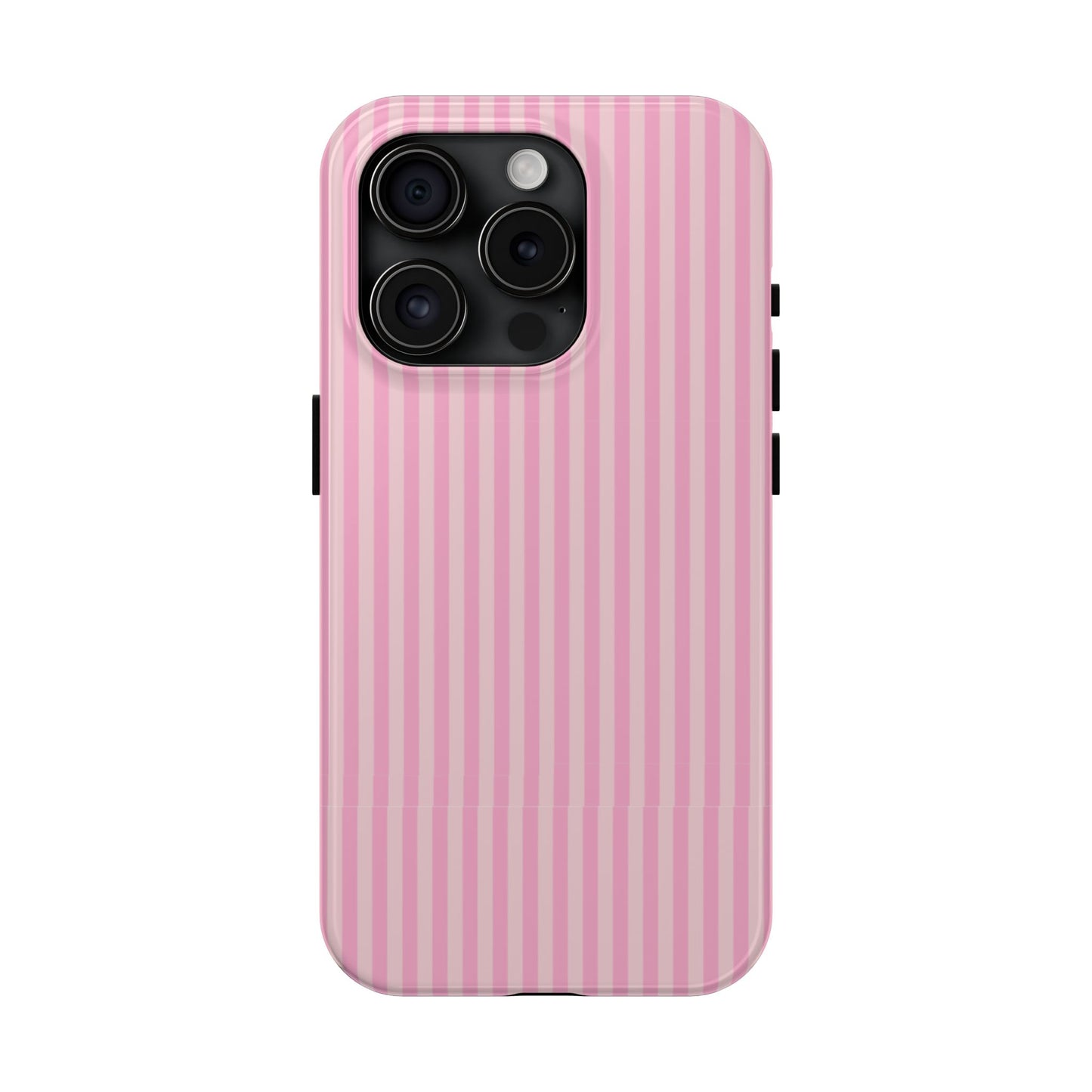 Pretty In Pink  – Pink Vertical Stripe Tough Phone Case