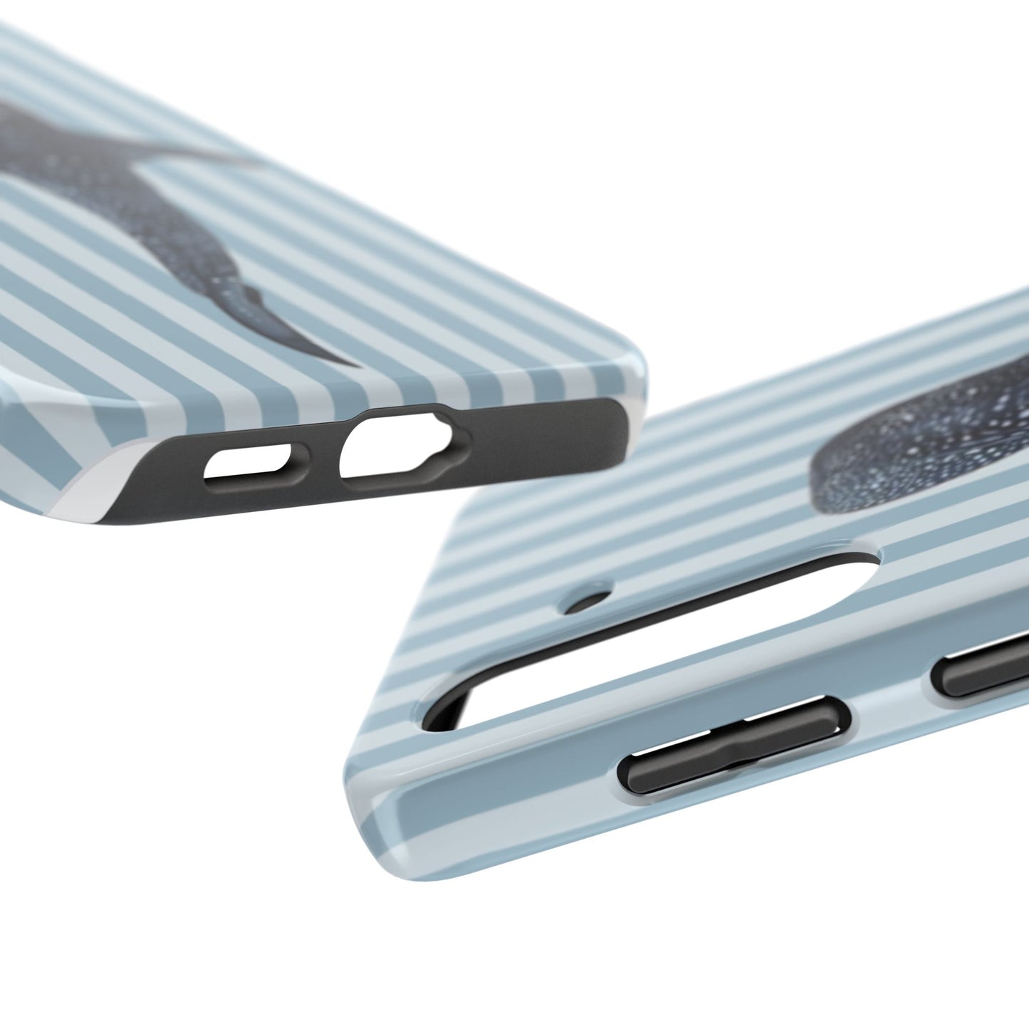Deep Sea  — Blue Striped Tough Protective Cover