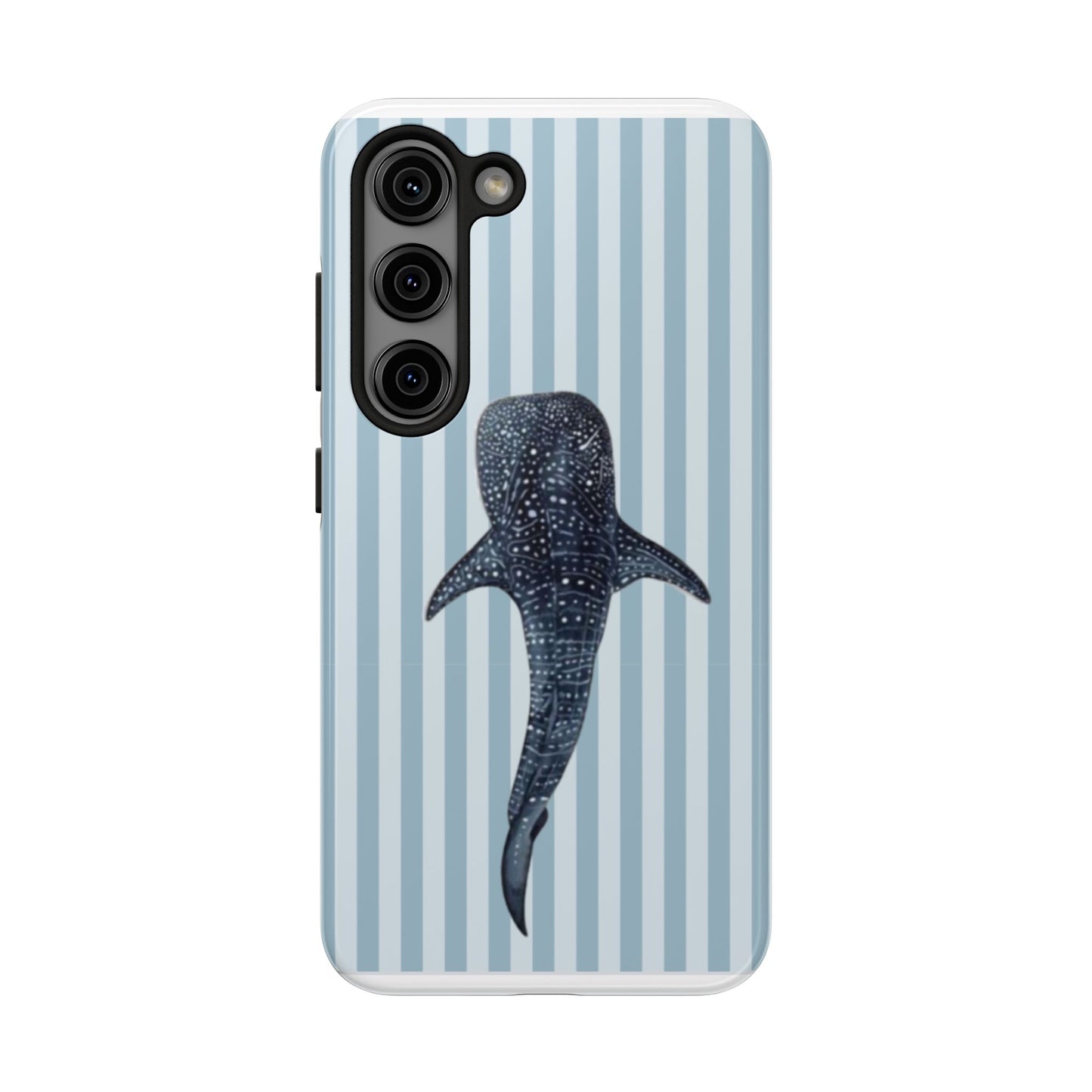 Deep Sea  — Blue Striped Tough Protective Cover