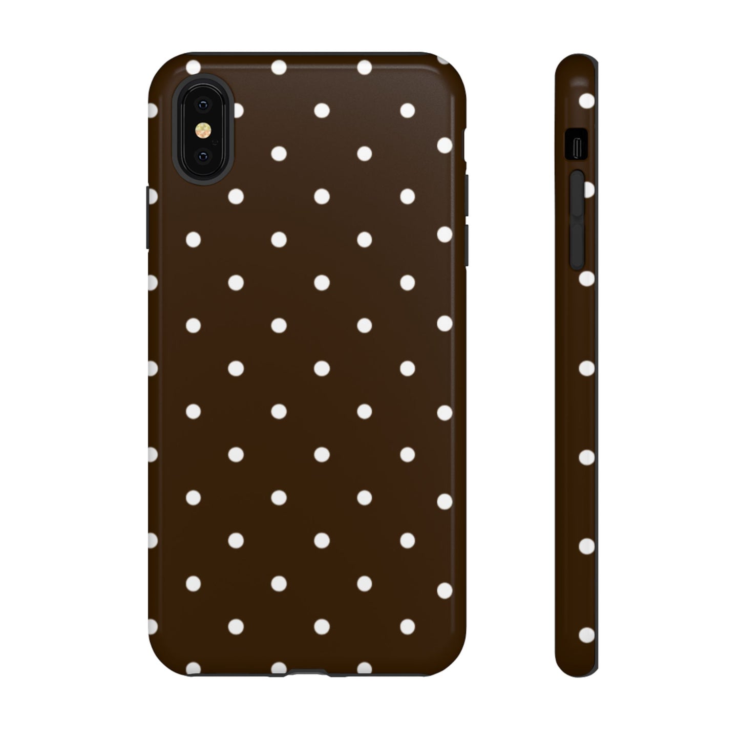 Cacao Polka Dot  — Phone Case Tough Case
