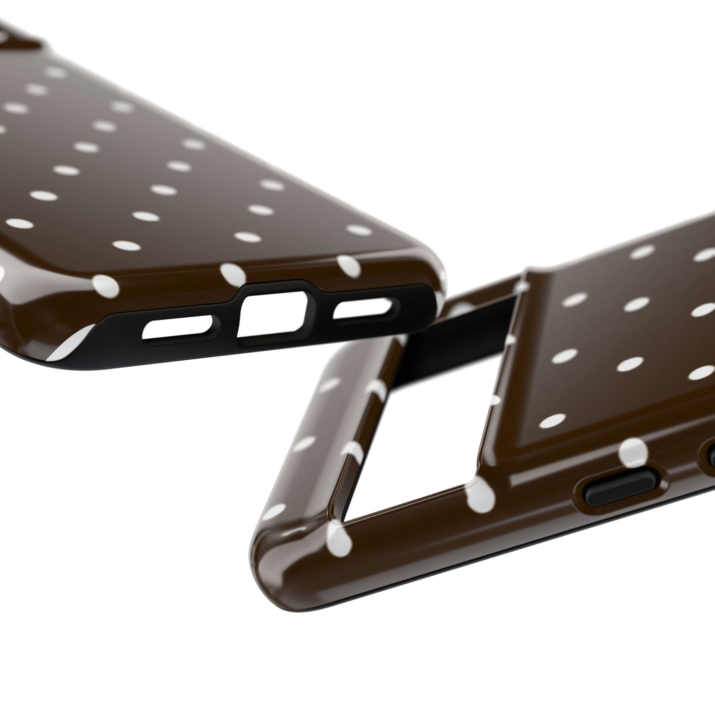 Cacao Polka Dot  — Phone Case Tough Case