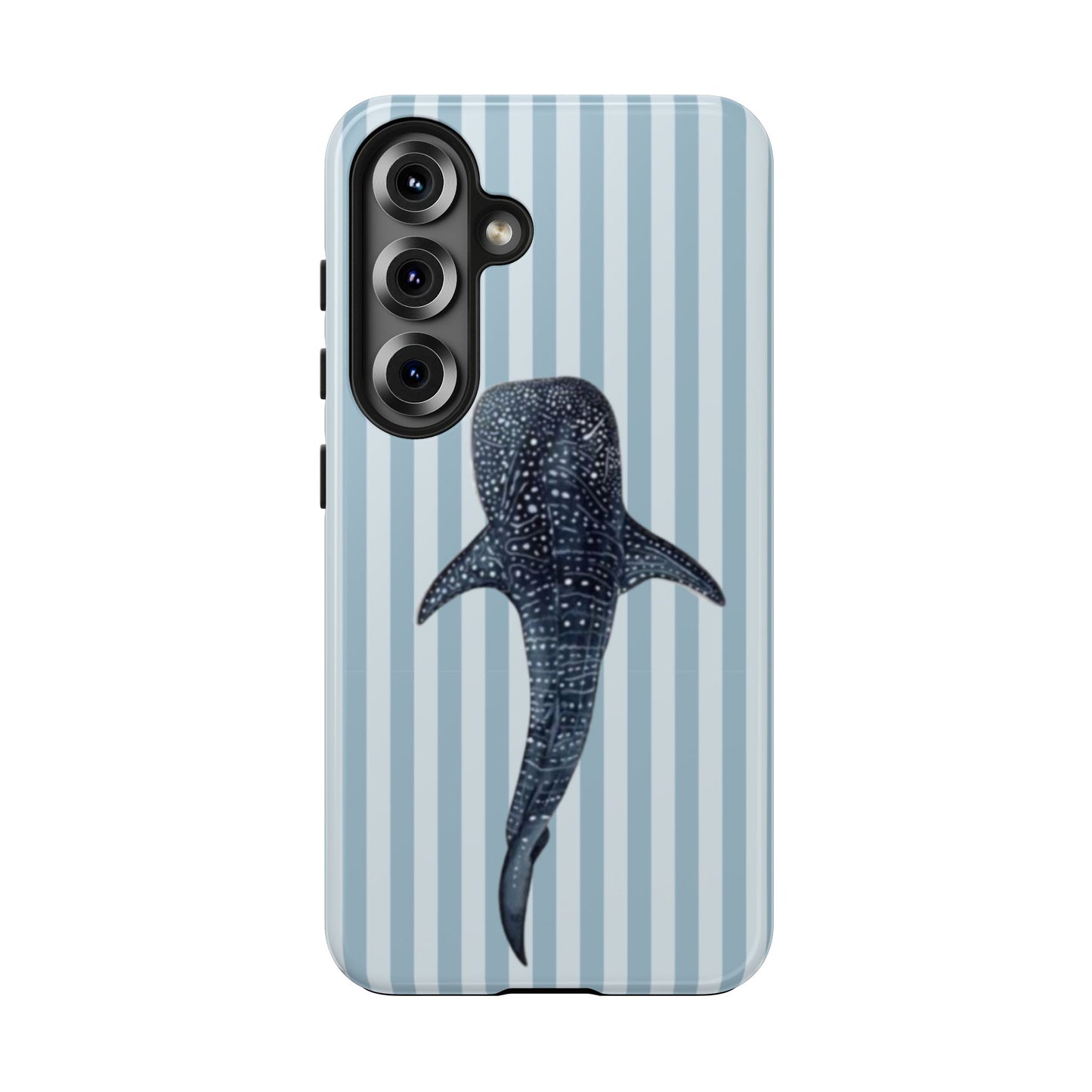 Deep Sea  — Blue Striped Tough Protective Cover