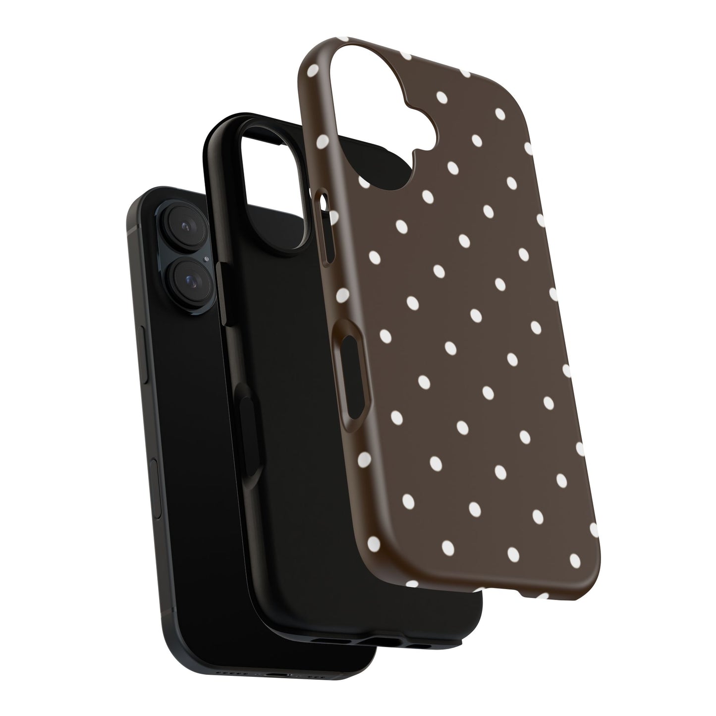 Cacao Polka Dot  — Phone Case Tough Case