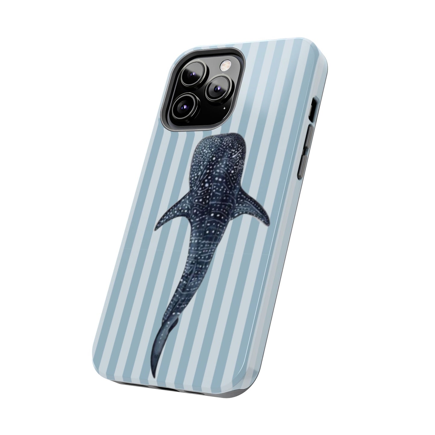 Deep Sea  — Blue Striped Tough Protective Cover