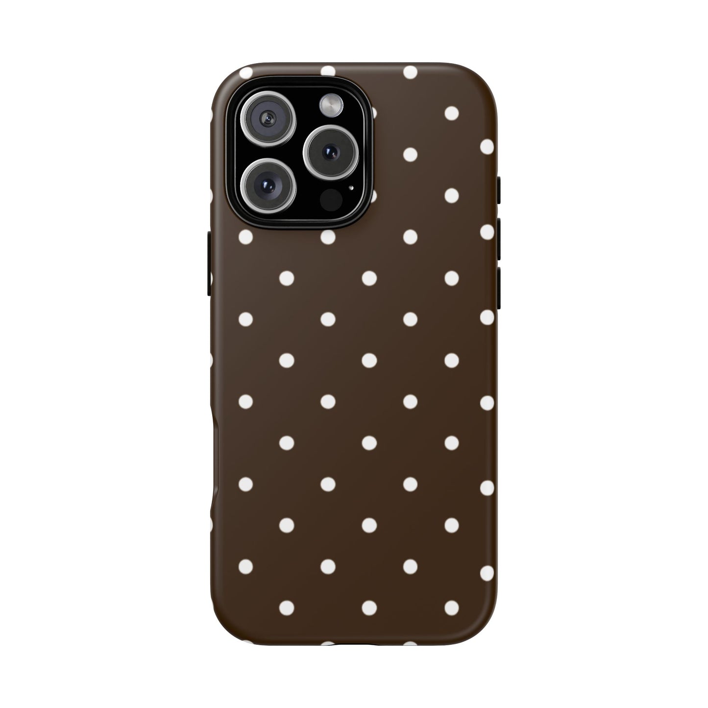 Cacao Polka Dot  — Phone Case Tough Case