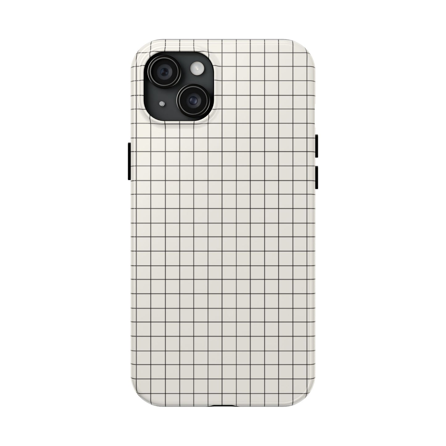 The Architect |Tough Phone Case Minimal Graph Paper Design