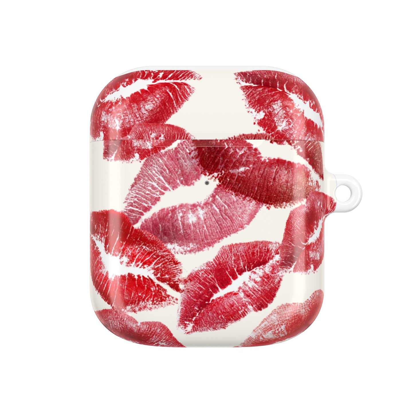 Kissing Booth — Kiss Print AirPod Case Red Lipstick Pattern Protective Cover