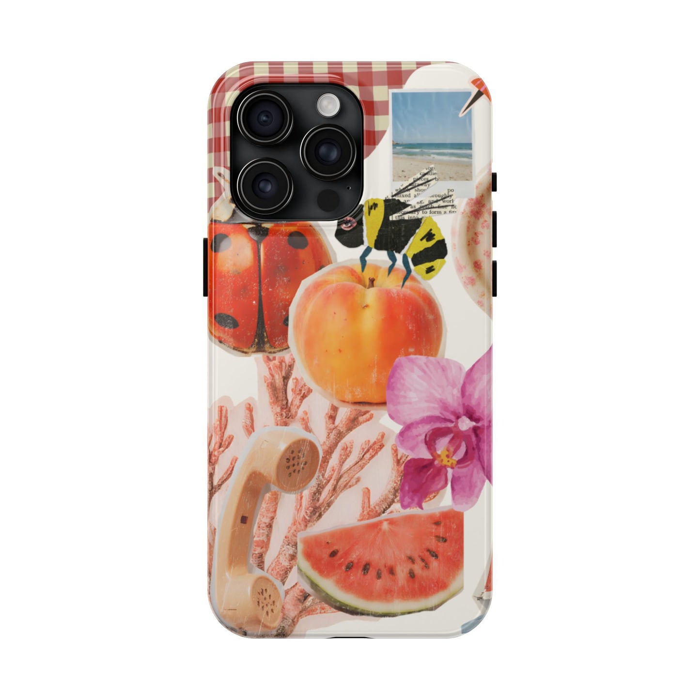 The farmers Market — Floral Fruit Collage Tough Phone Case