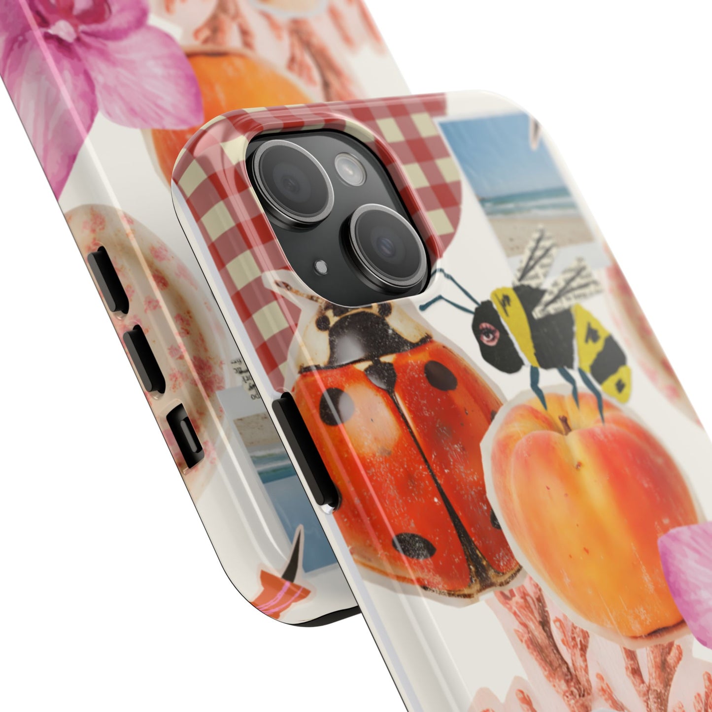 The farmers Market — Floral Fruit Collage Tough Phone Case