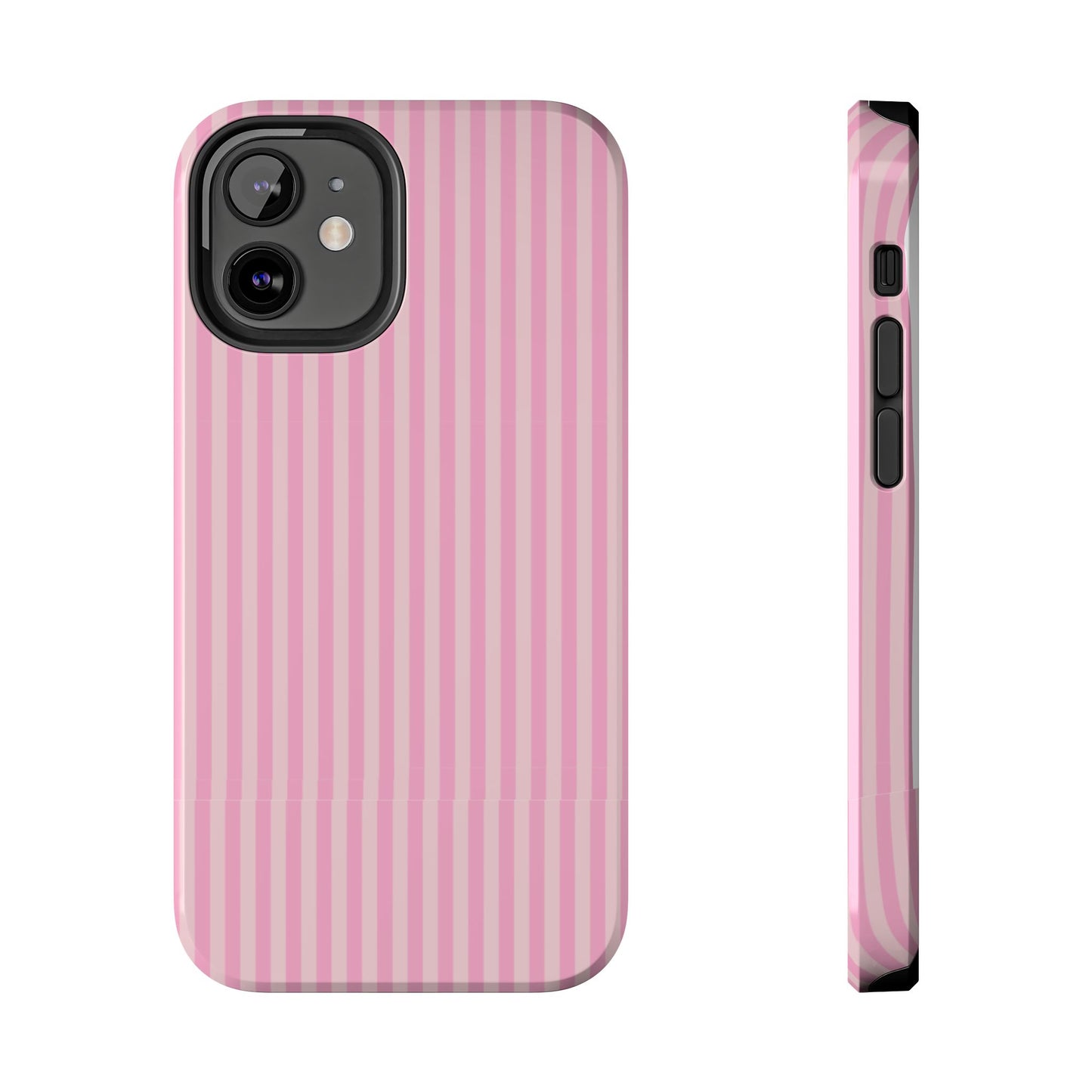 Pretty In Pink  – Pink Vertical Stripe Tough Phone Case