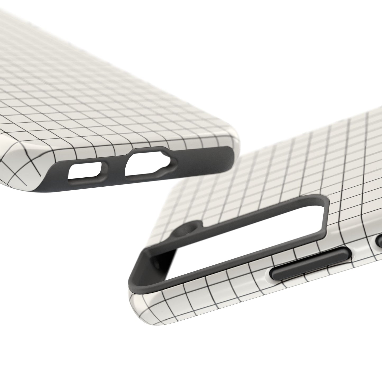 The Architect |Tough Phone Case Minimal Graph Paper Design