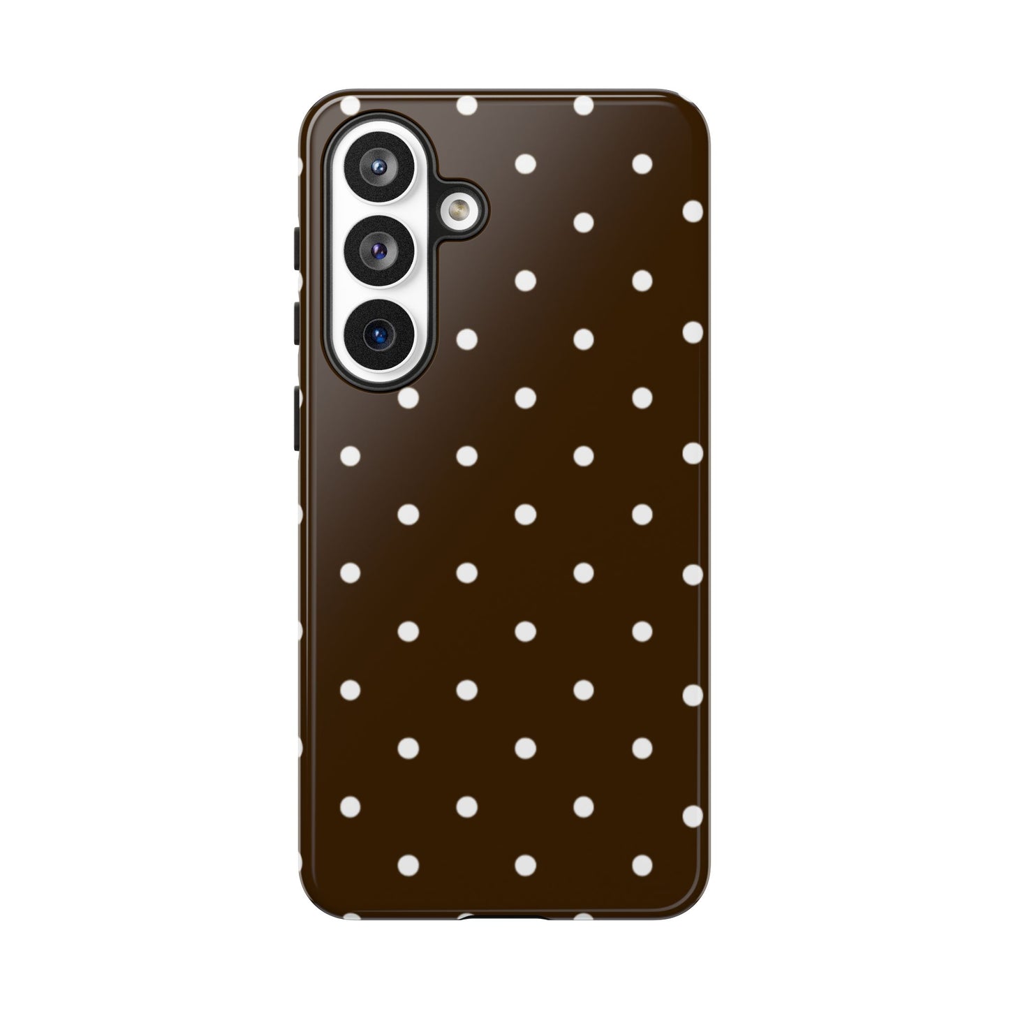 Cacao Polka Dot  — Phone Case Tough Case
