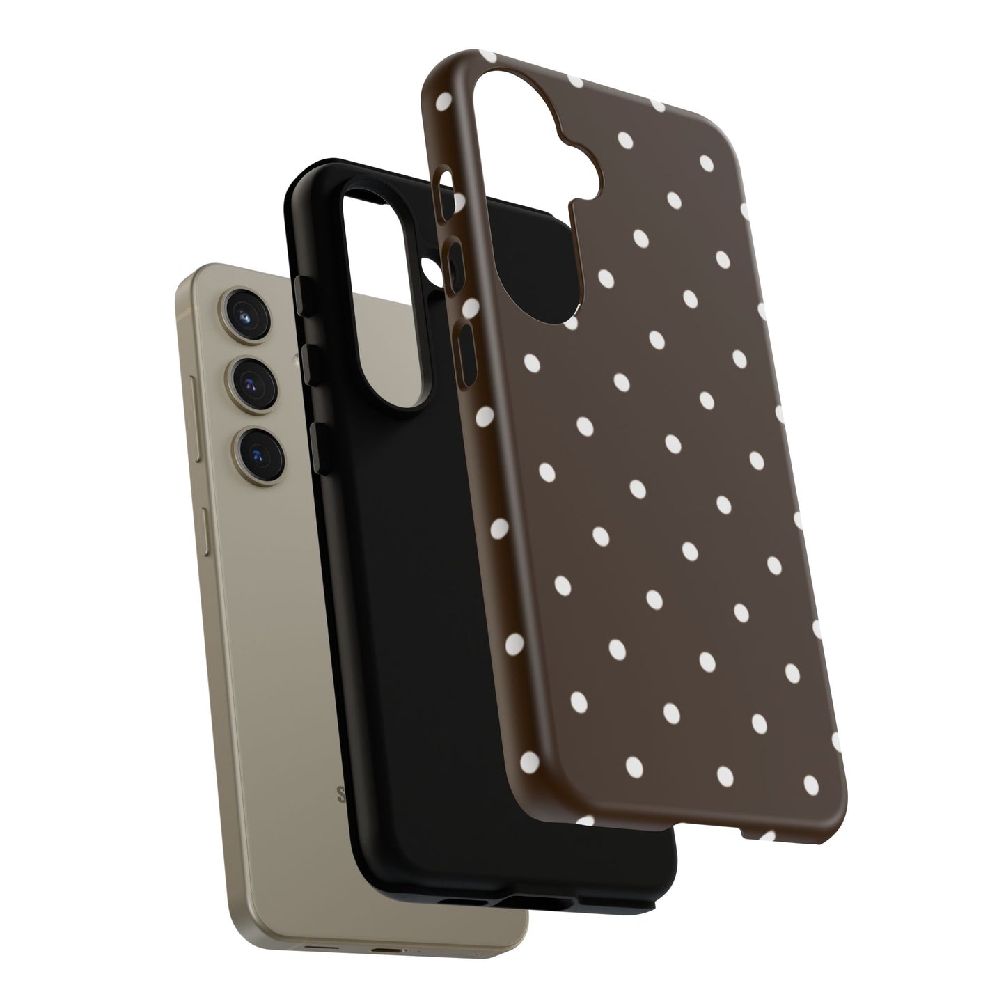 Cacao Polka Dot  — Phone Case Tough Case