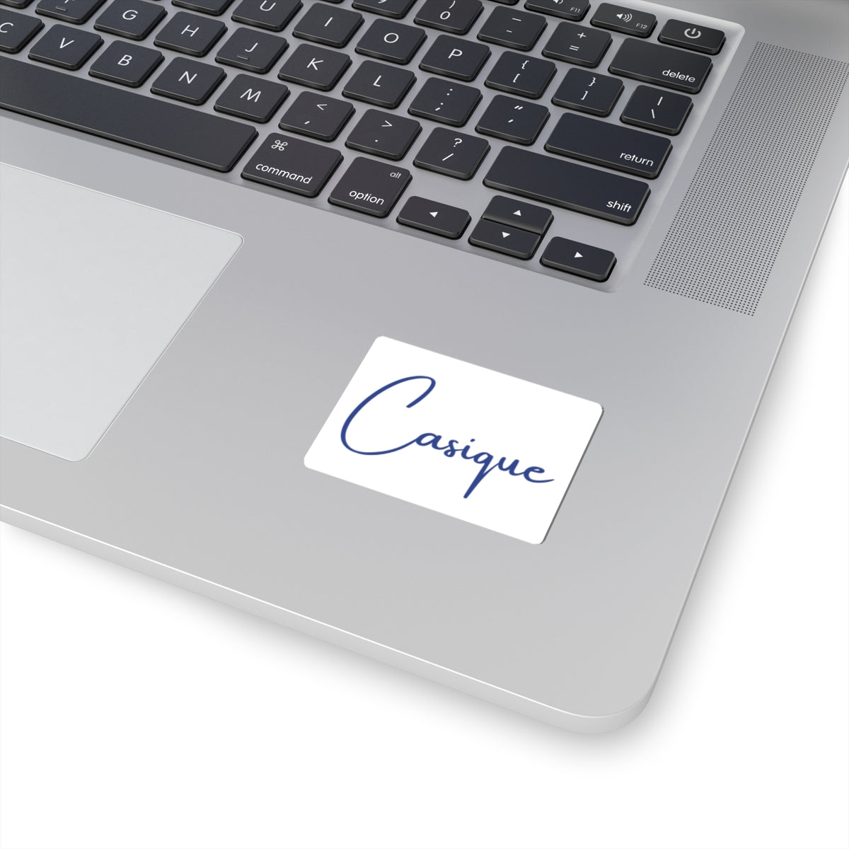 Casique — Script Kiss-Cut Sticker —