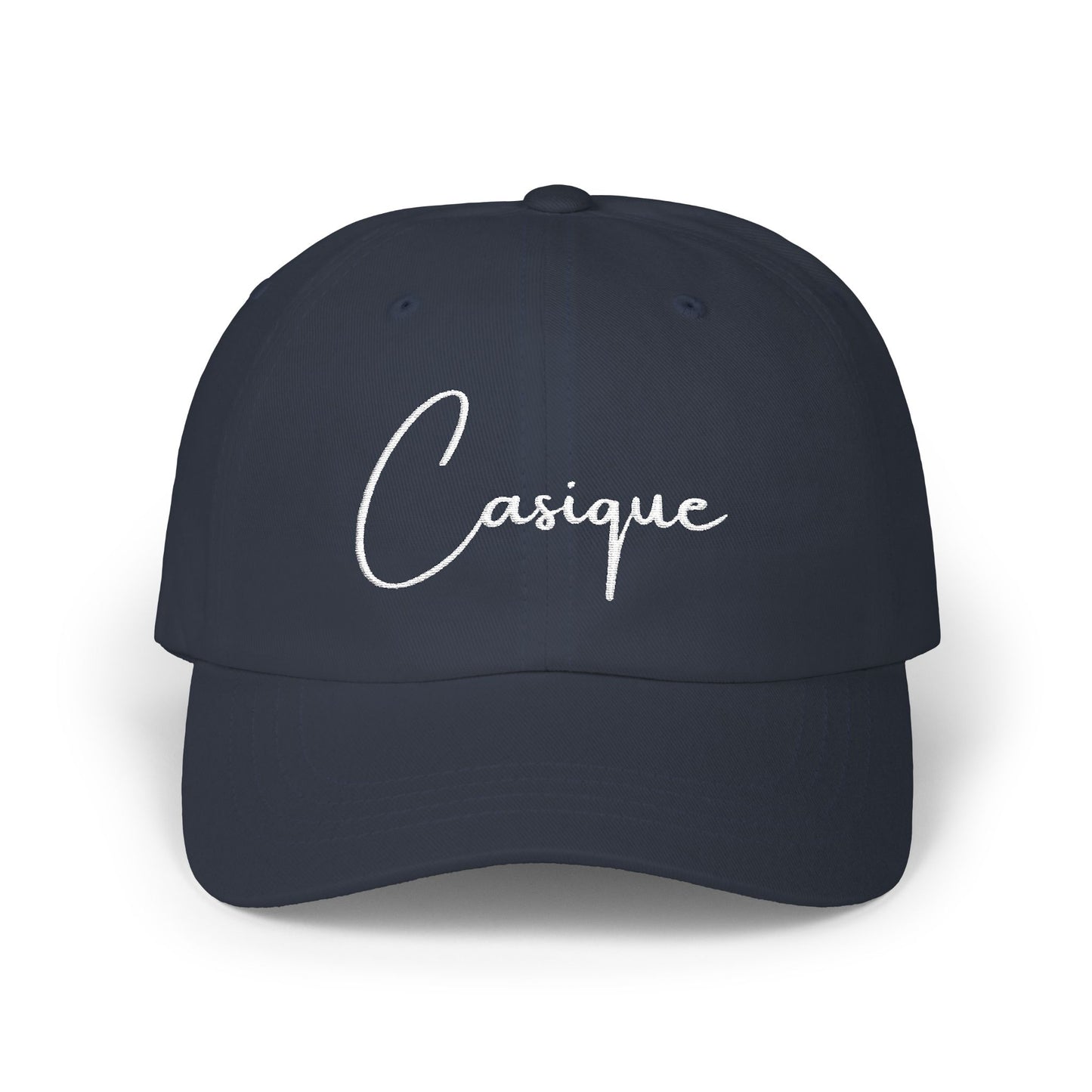 Casique Dad Cap — Minimalist Embroidered Baseball Hat