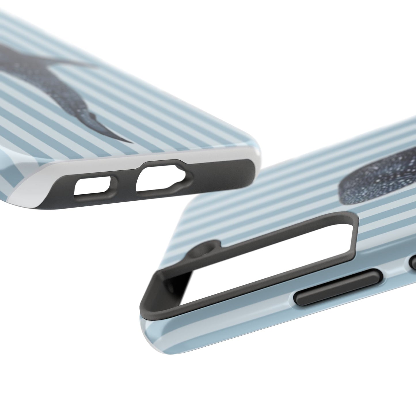 Deep Sea  — Blue Striped Tough Protective Cover