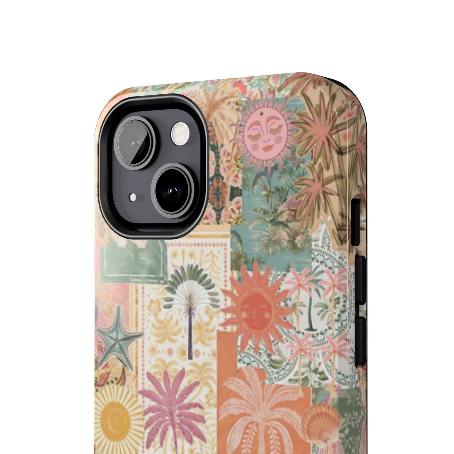 Girls Just Wanna Have Fun! — Tough Phone Case  Retro Tropical Collage iPhone Case