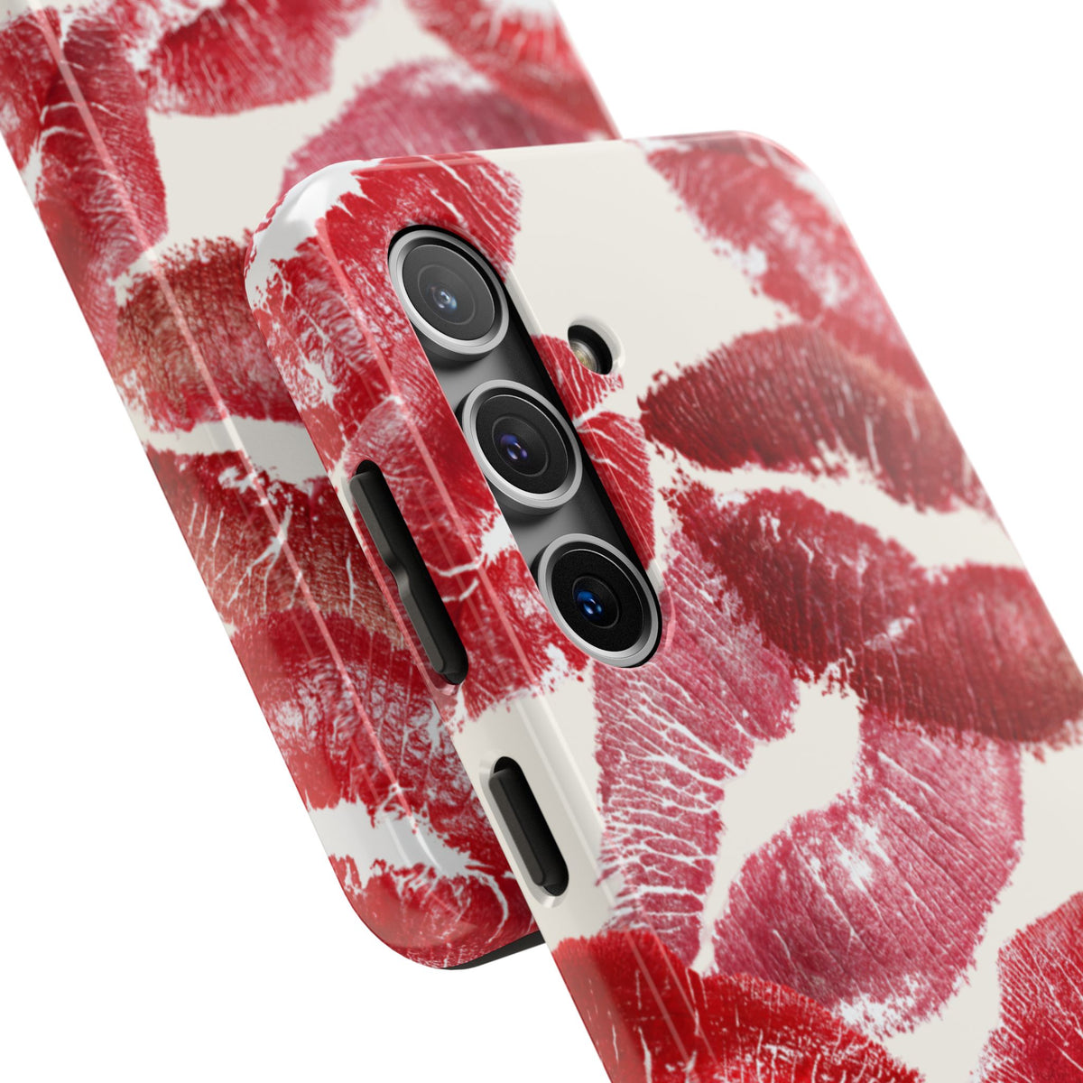 Red Lipstick Kiss Pattern Phone Case | Tough Phone Case
