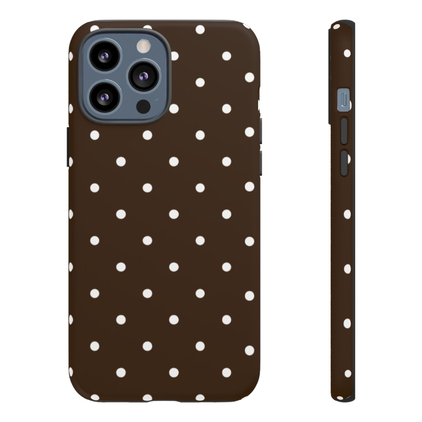 Cacao Polka Dot  — Phone Case Tough Case