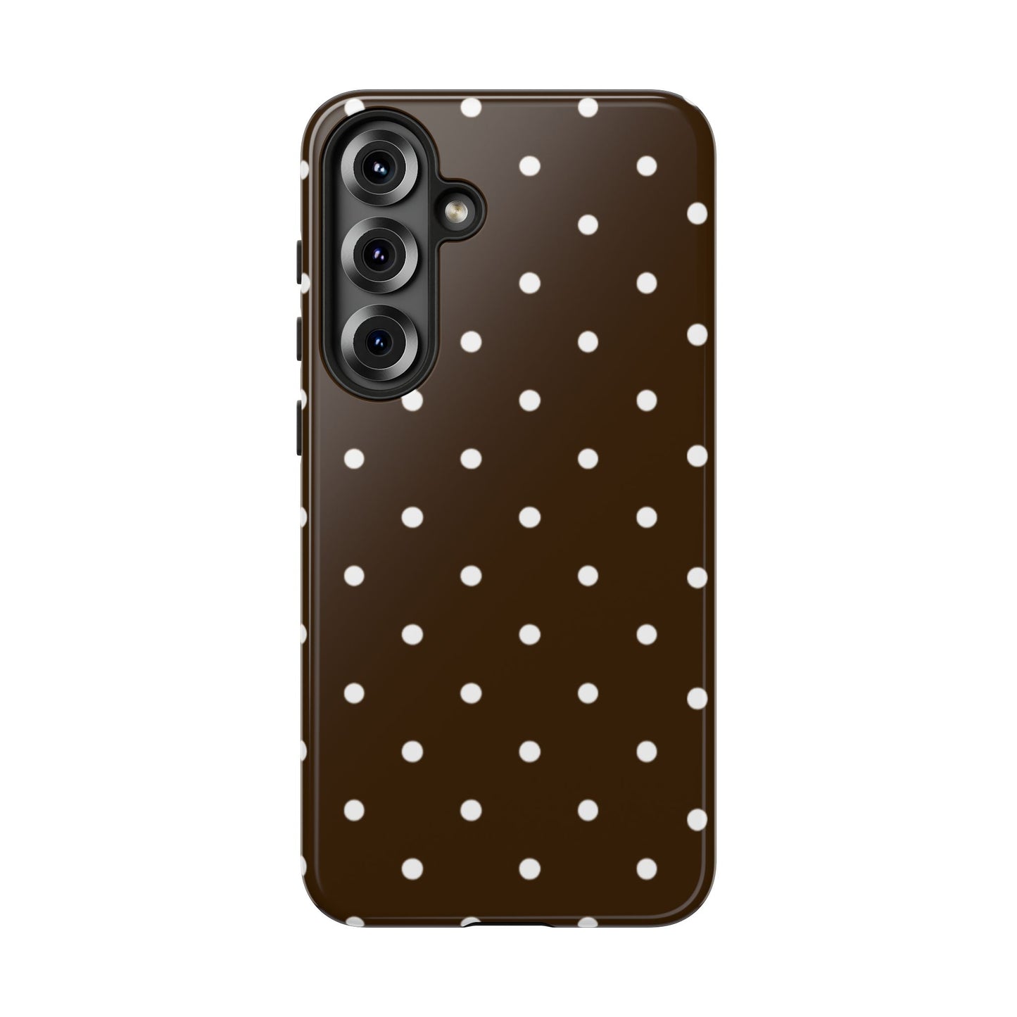 Cacao Polka Dot  — Phone Case Tough Case
