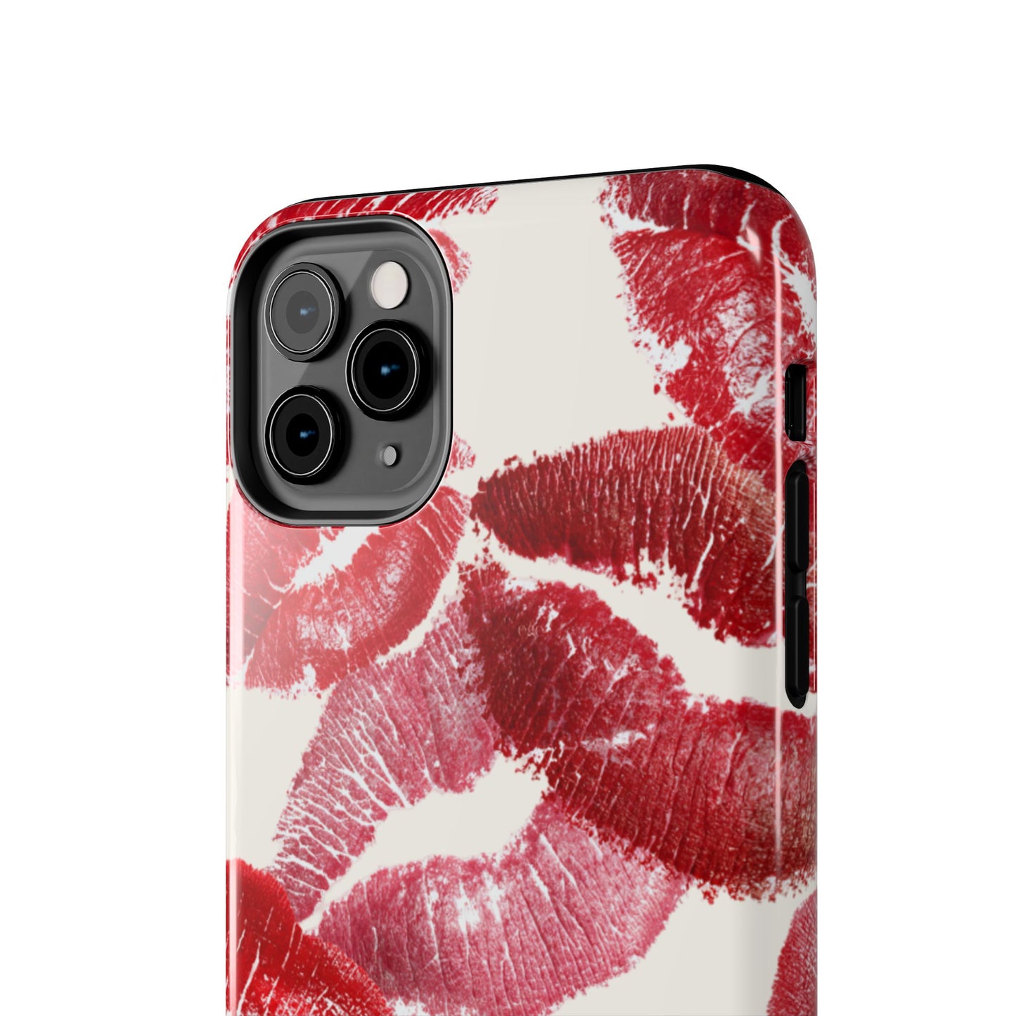 Red Lipstick Kiss Pattern Phone Case | Tough Phone Case
