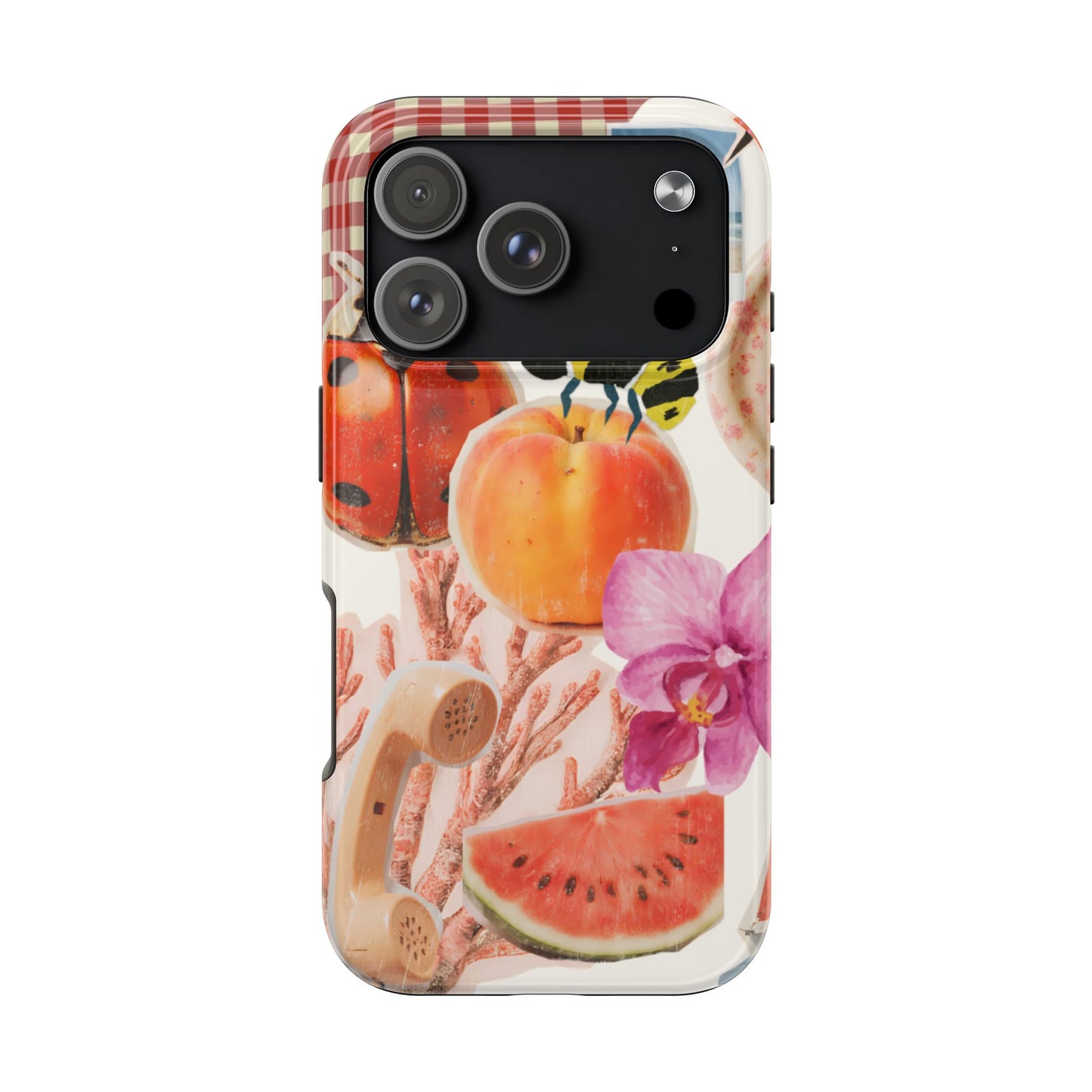 The farmers Market — Floral Fruit Collage Tough Phone Case