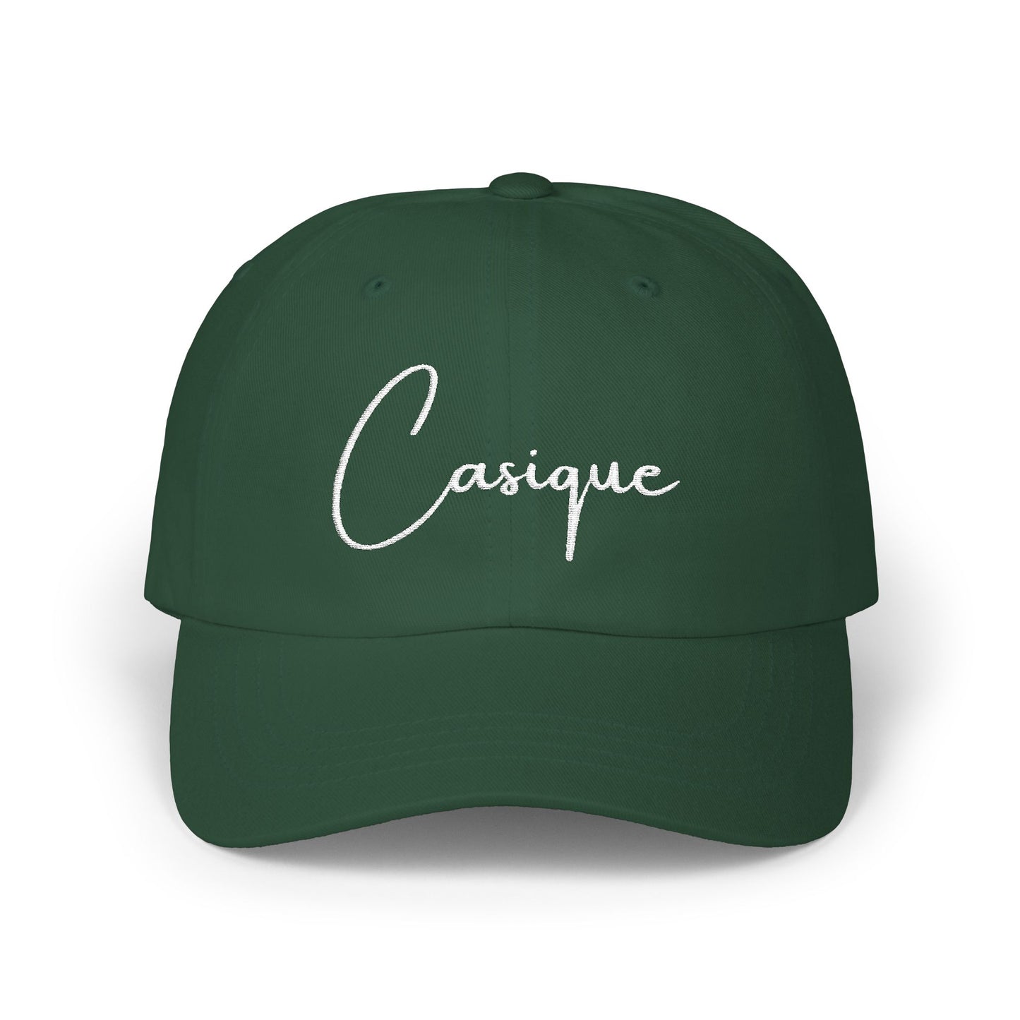 Casique Dad Cap — Minimalist Embroidered Baseball Hat
