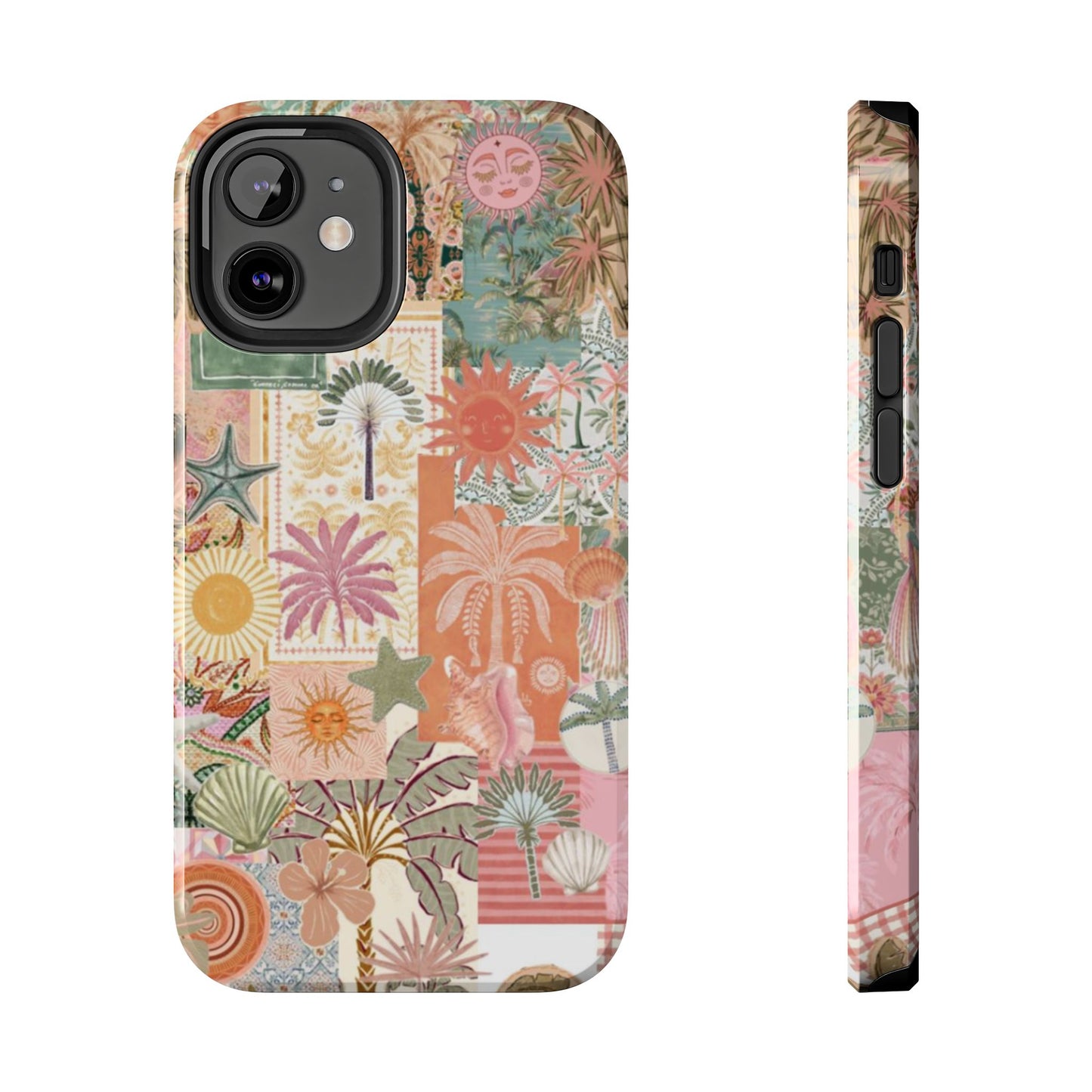 Girls Just Wanna Have Fun! — Tough Phone Case  Retro Tropical Collage iPhone Case