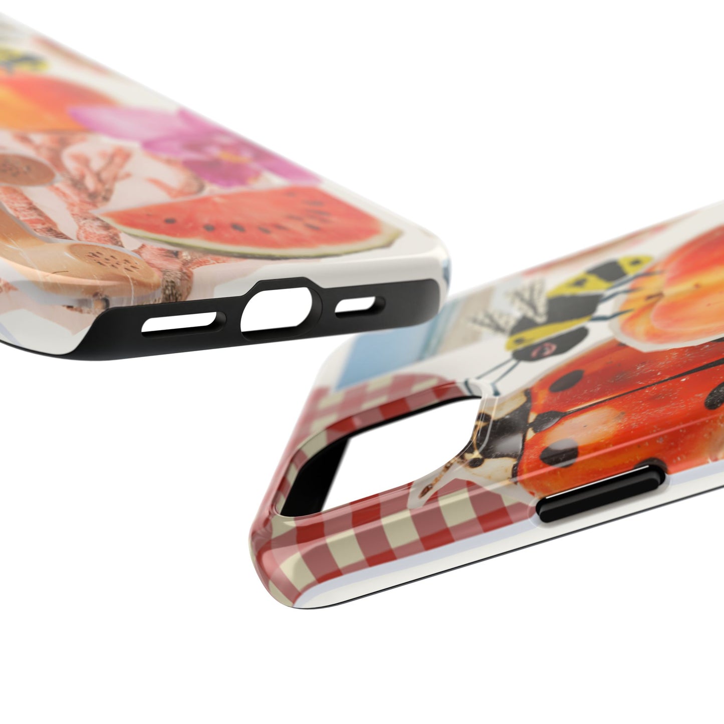 The farmers Market — Floral Fruit Collage Tough Phone Case