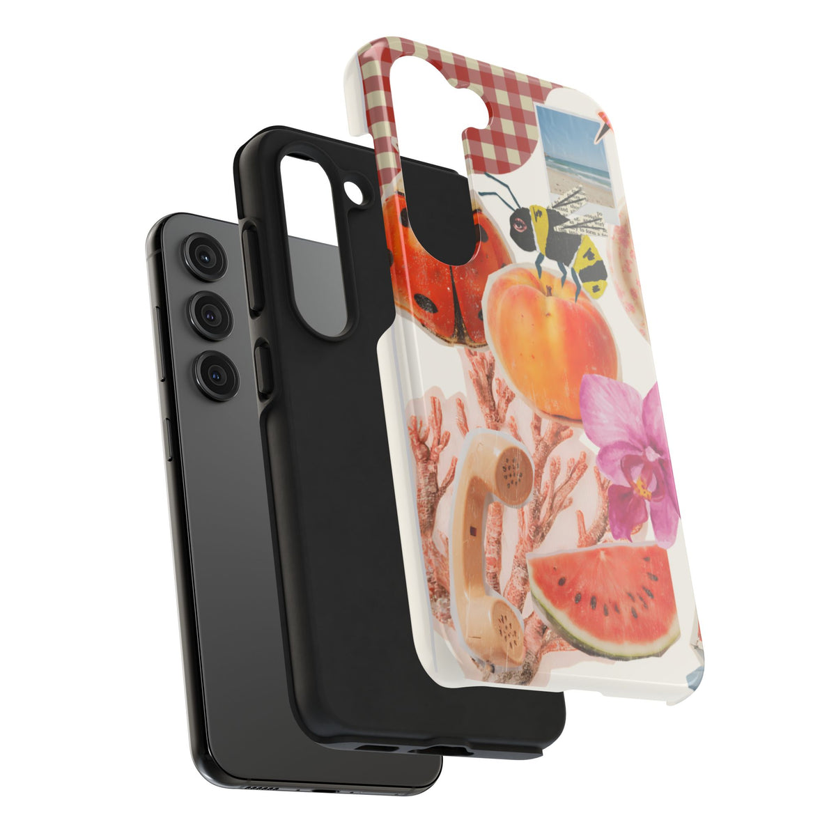 The farmers Market — Floral Fruit Collage Tough Phone Case