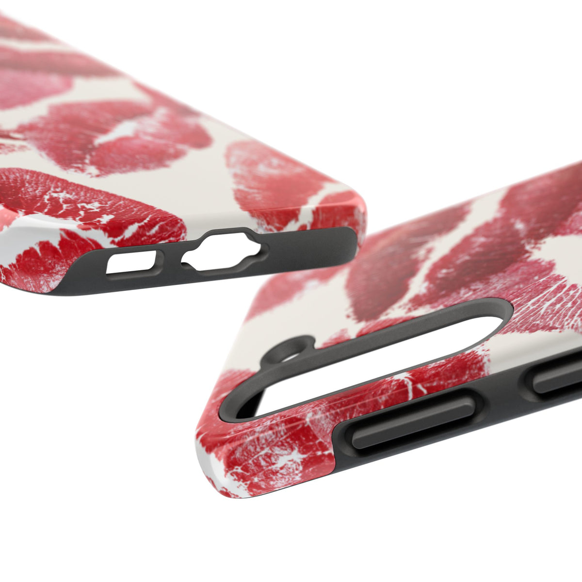 Red Lipstick Kiss Pattern Phone Case | Tough Phone Case