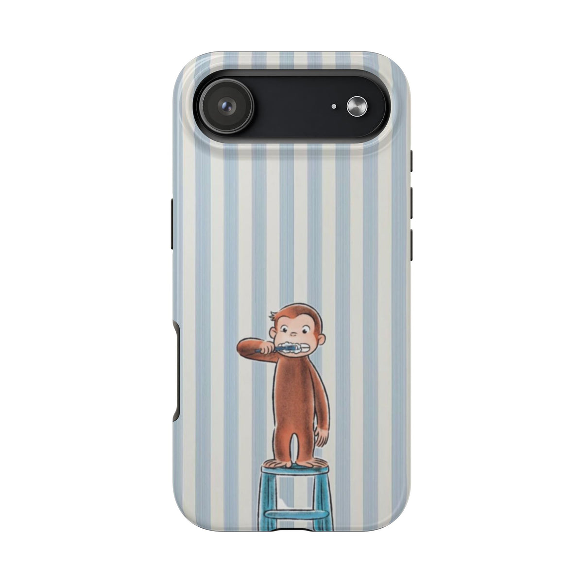 Curious George, Brushing Teeth — Monkey Brushing Tooth Tough Phone Case