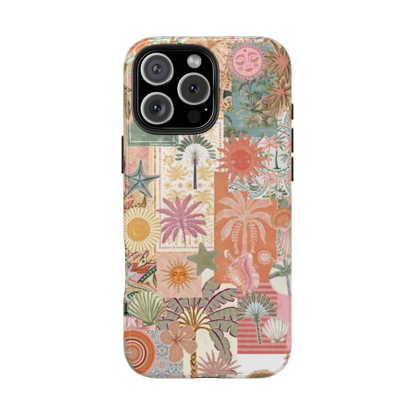 Girls Just Wanna Have Fun! — Tough Phone Case  Retro Tropical Collage iPhone Case