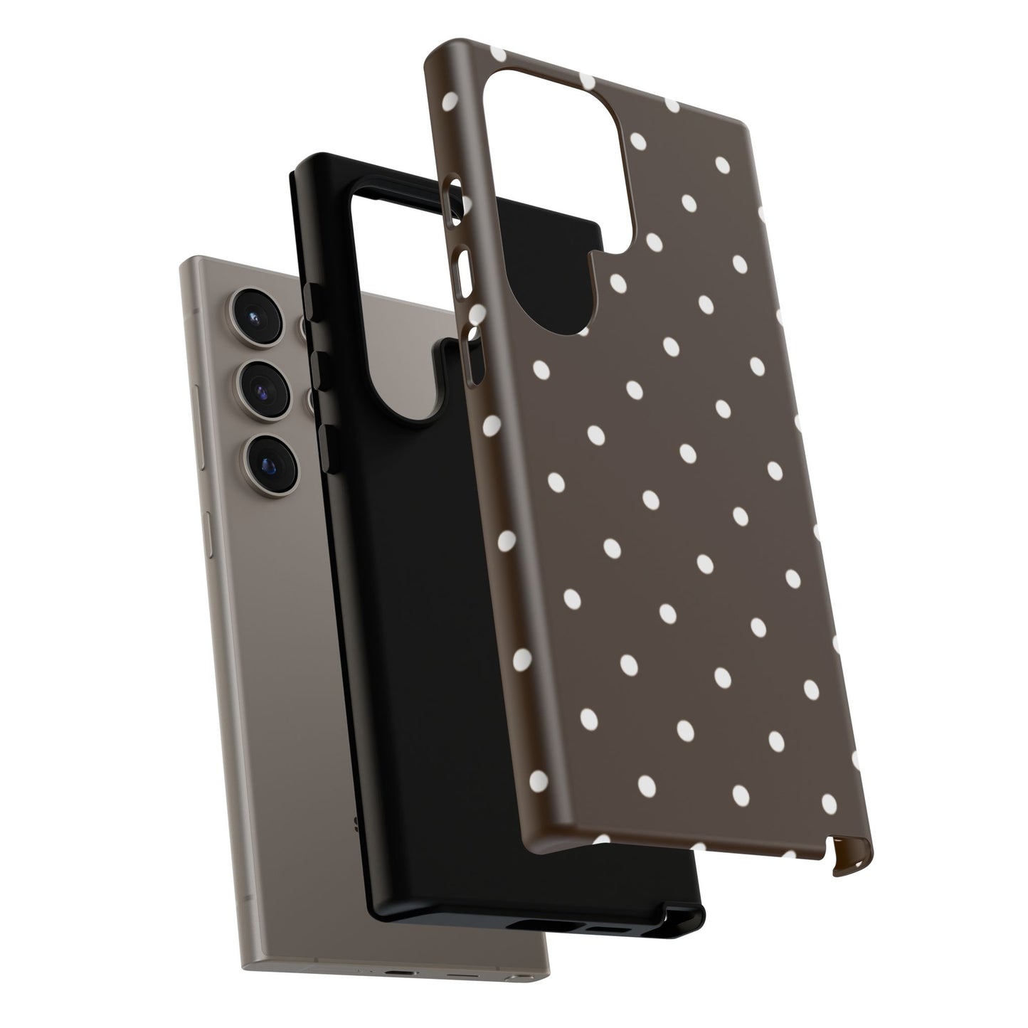 Cacao Polka Dot  — Phone Case Tough Case