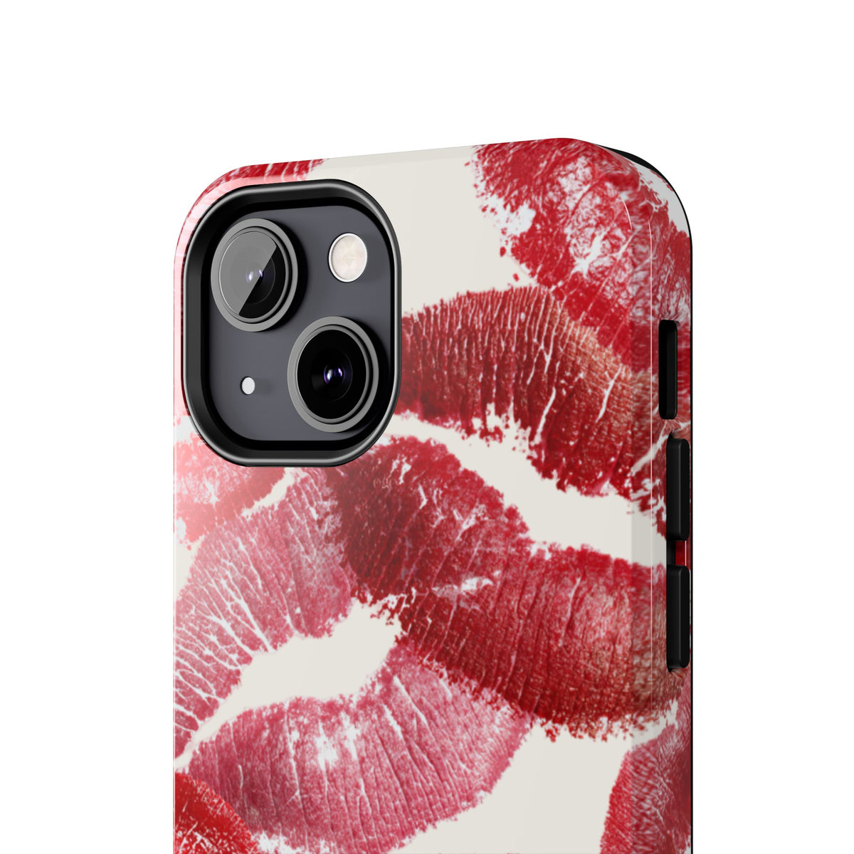 Red Lipstick Kiss Pattern Phone Case | Tough Phone Case