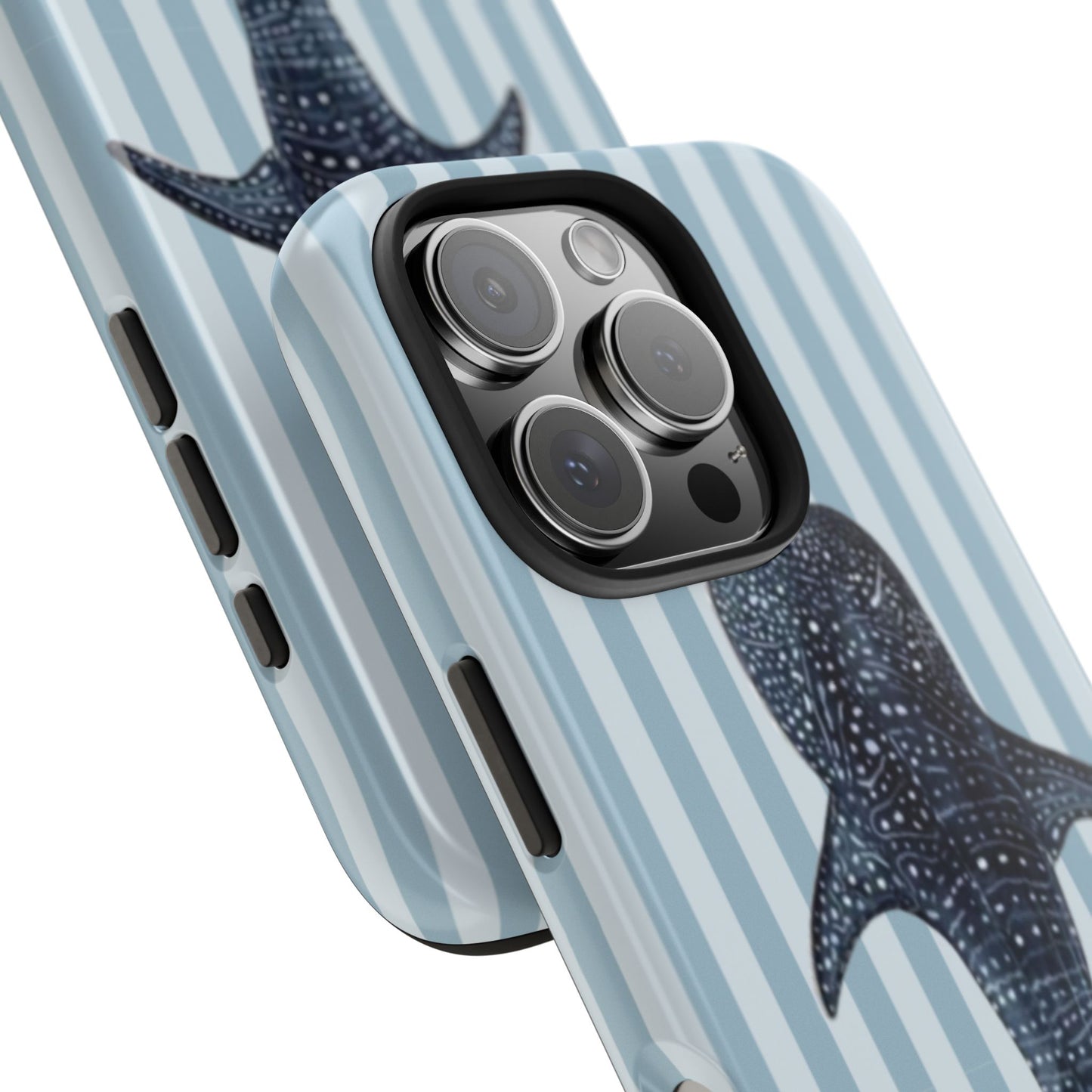 Deep Sea  — Blue Striped Tough Protective Cover