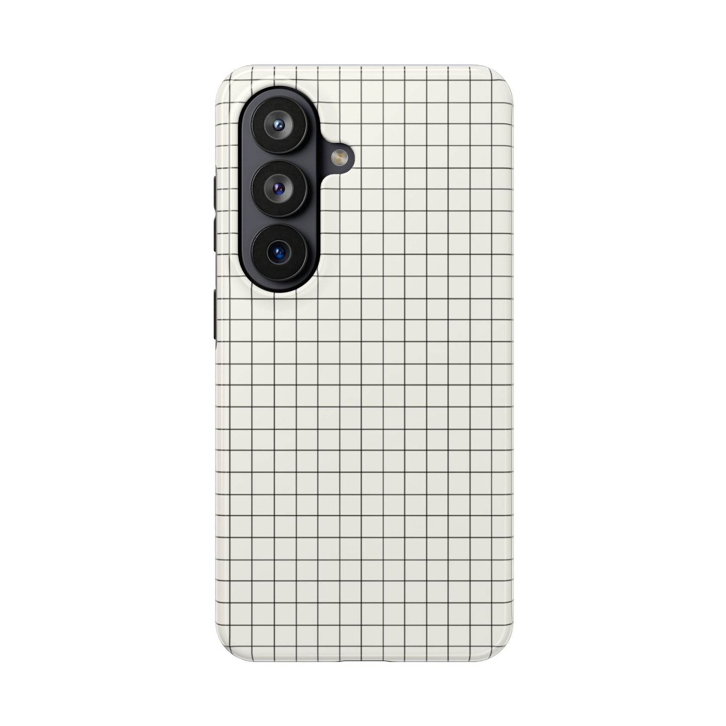 The Architect |Tough Phone Case Minimal Graph Paper Design