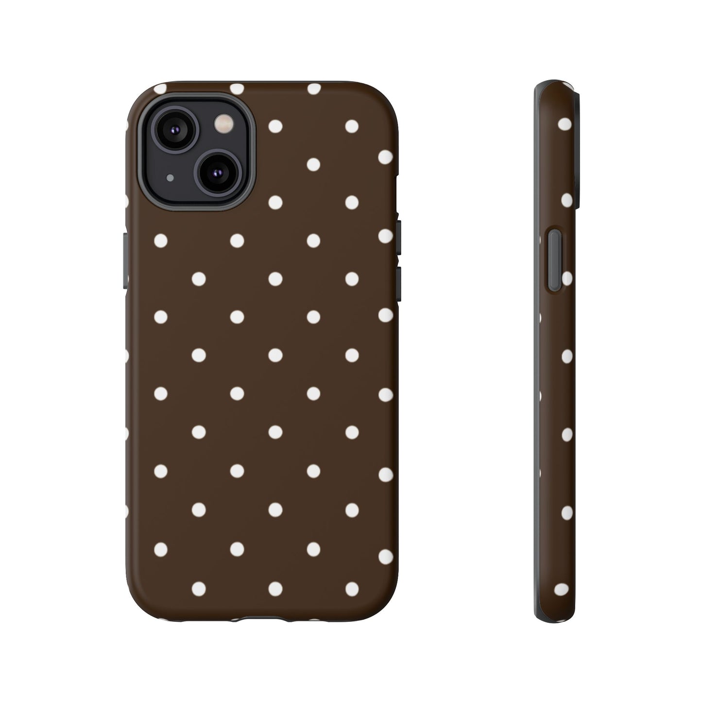 Cacao Polka Dot  — Phone Case Tough Case
