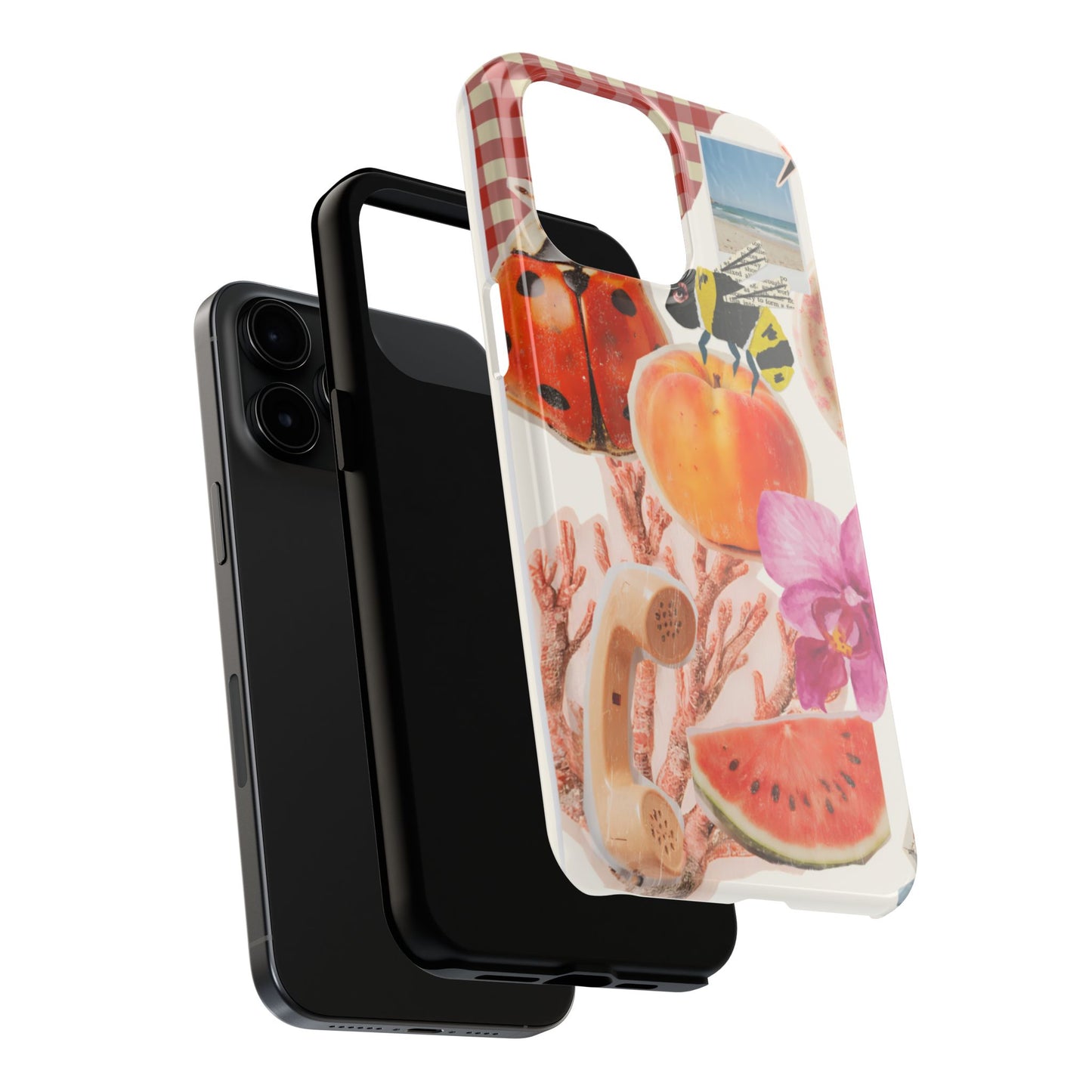 The farmers Market — Floral Fruit Collage Tough Phone Case