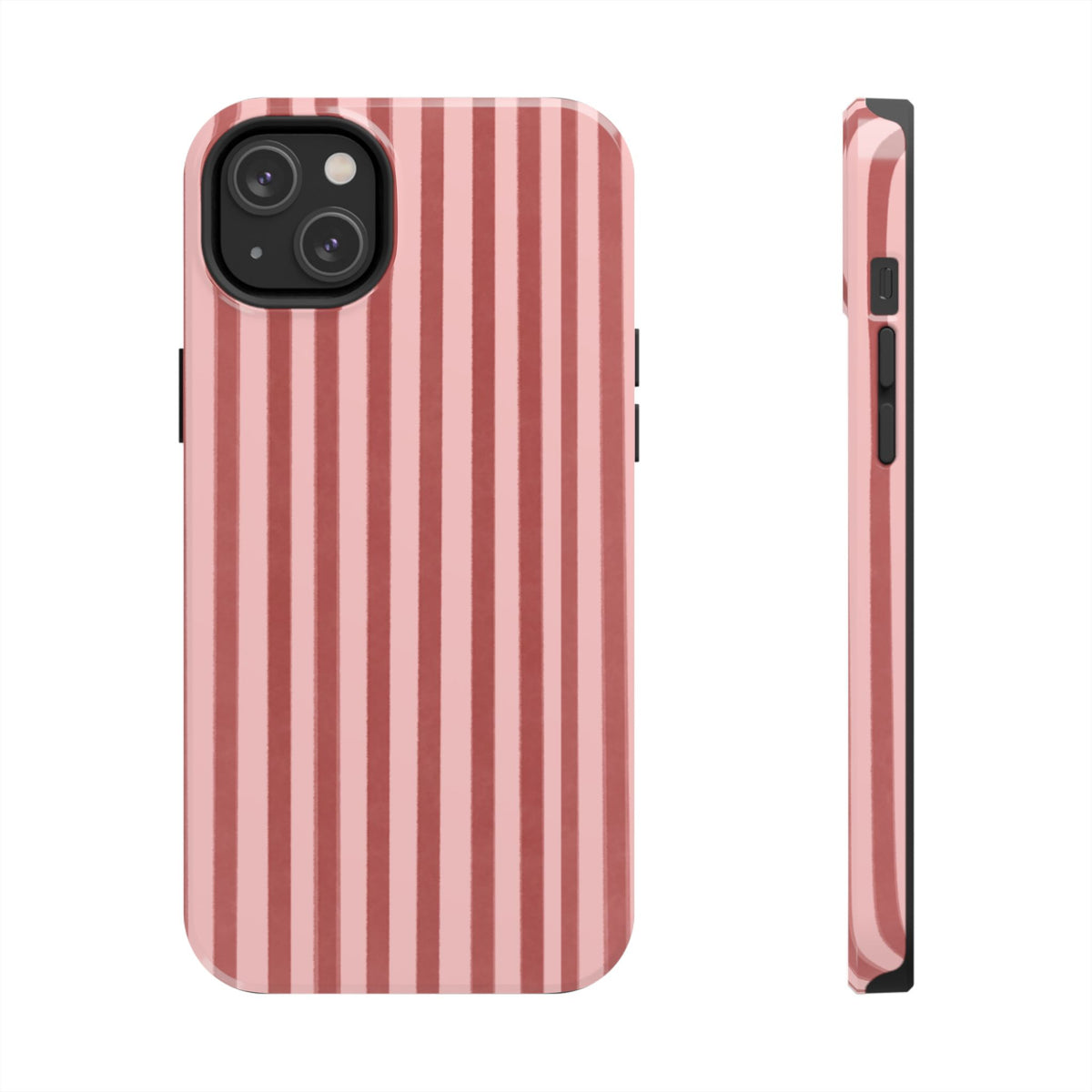 Rose Petals | Vertical Stripes Phone Case Tough Phone Case