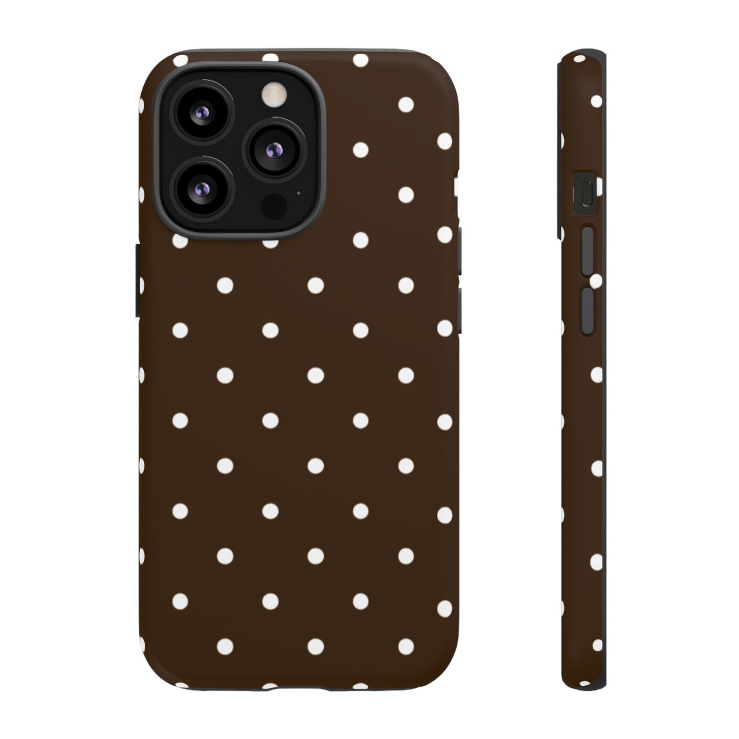 Cacao Polka Dot  — Phone Case Tough Case