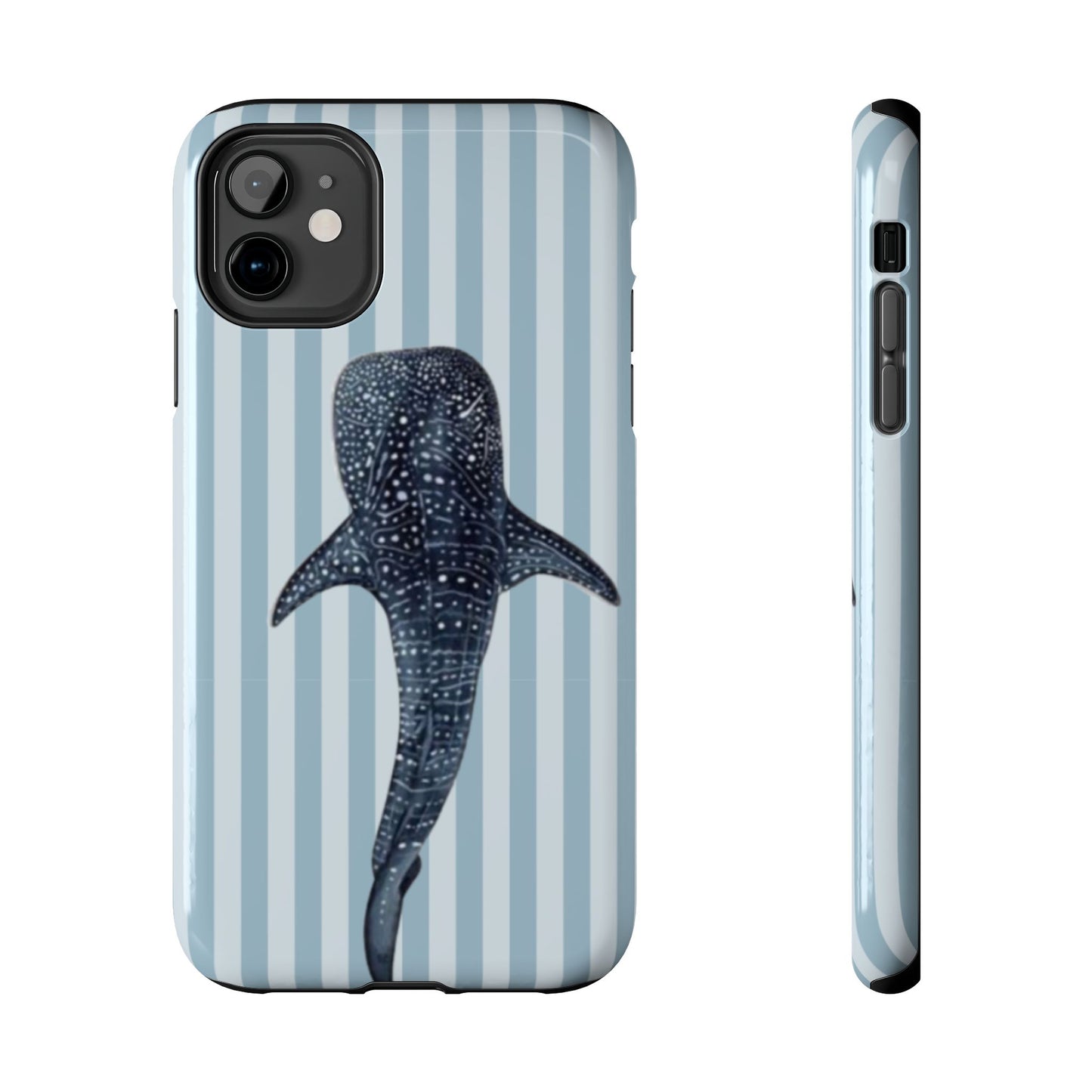 Deep Sea  — Blue Striped Tough Protective Cover