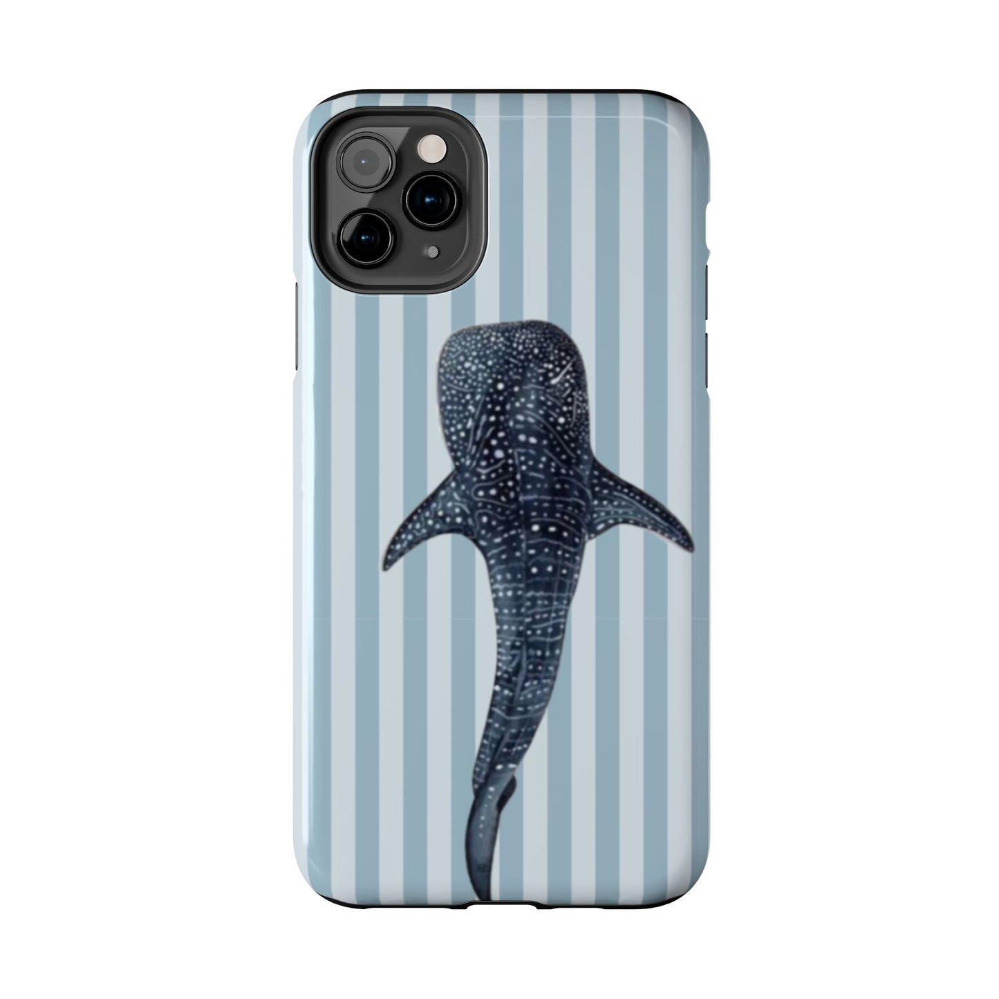 Deep Sea  — Blue Striped Tough Protective Cover